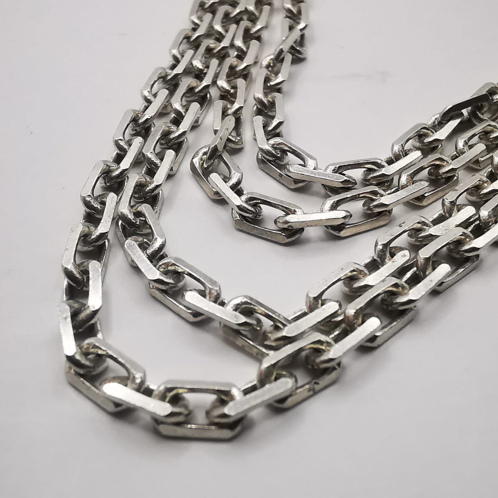 Vintage Vintage Jewelry Chain, 925 Sterling Silver, Signed 16.47g Size ONE SIZE - 4 Thumbnail