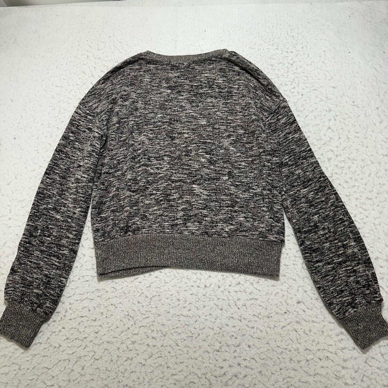 Other Colsie Small Cropped Crewneck Gray Sweatshirt Sweater Size S / US 4 / IT 40 - 9 Thumbnail