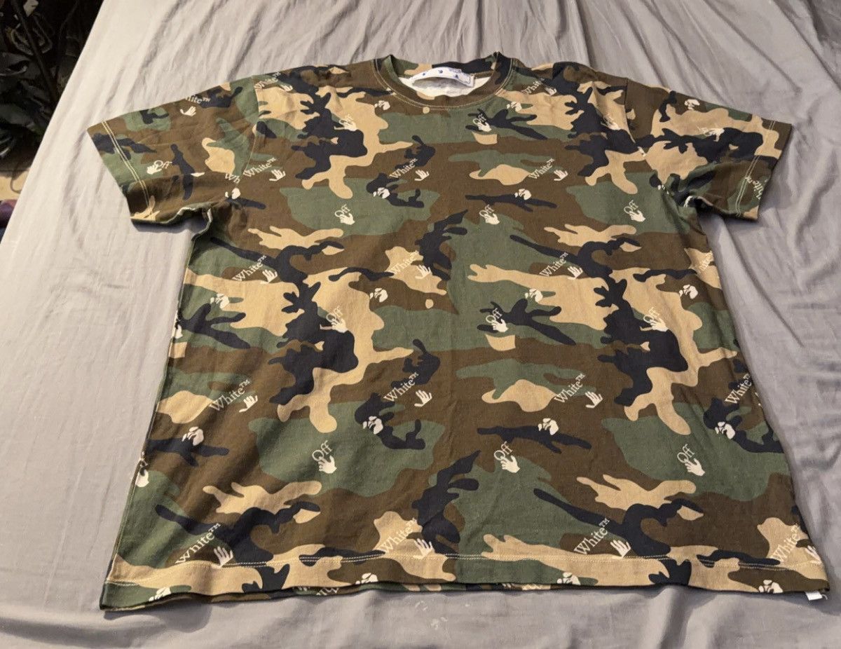 Off-White Off White Camp Aop Tee Sz XS Fits Like A Medium Size US M / EU 48-50 / 2 - 1 Thumbnail
