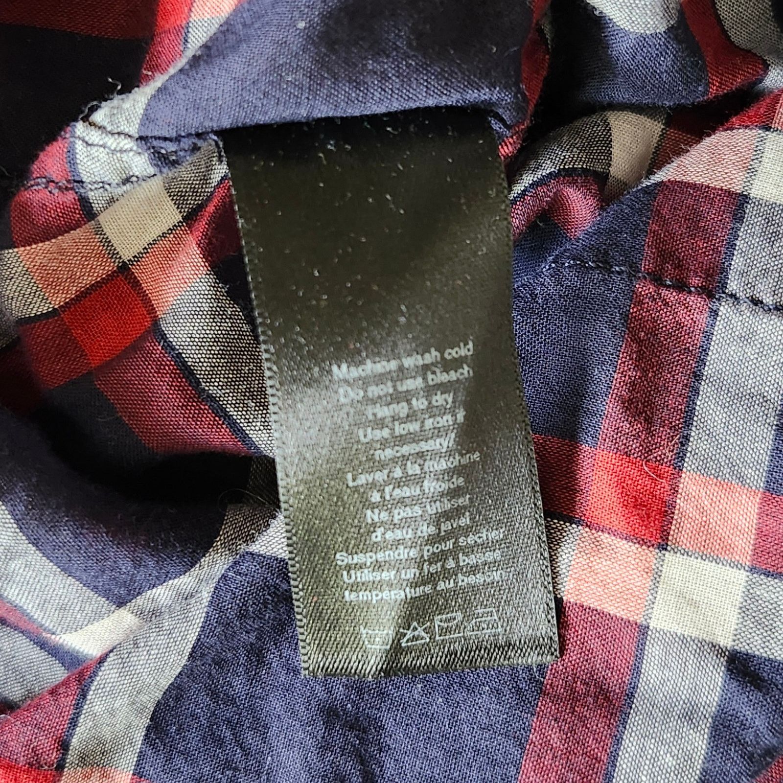 Rag & Bone Rag & Bone Robbie Plaid Cotton Long Sleeve Blouse Sz XXS Size XXS / US 00 / IT 34 - 9 Thumbnail
