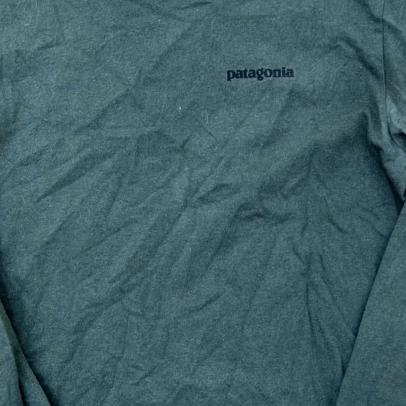 Patagonia VINTAGE Patagonia P-6 Back Logo Responsibili-Tee Long Sleeve Shirt M Green Mens Size US M / EU 48-50 / 2 - 3 Thumbnail