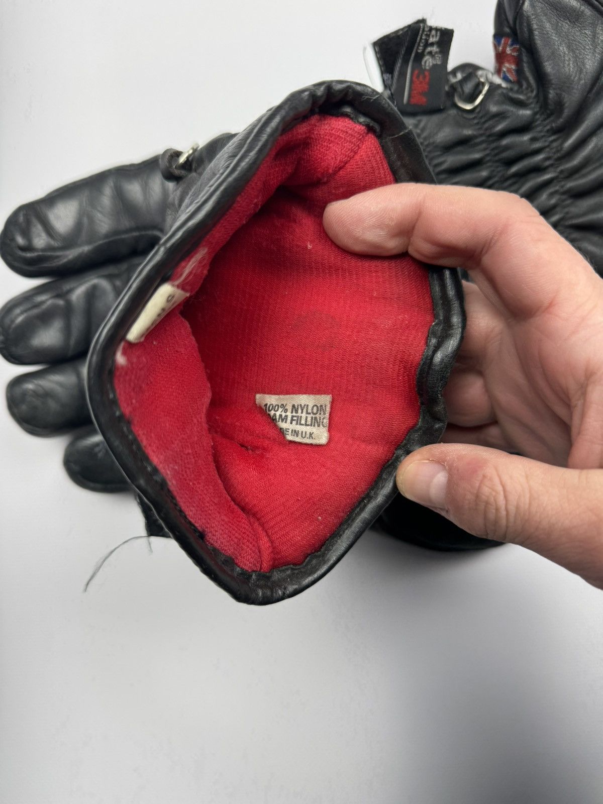 Vintage Vintage Frank Thomas Leather Bike Gloves Size ONE SIZE - 11 Thumbnail