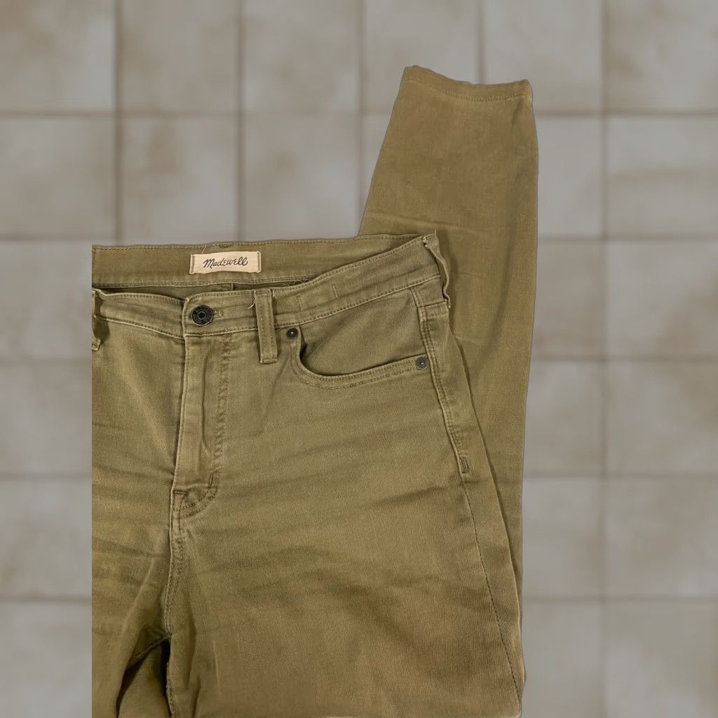 Madewell Madewell Jeans Skinny 9" High Rise Mid Rise 29 Brown Denim Women Slim Classic USA Pockets Regular Inseam 25" Zip Solid Size 29" - 1 Thumbnail