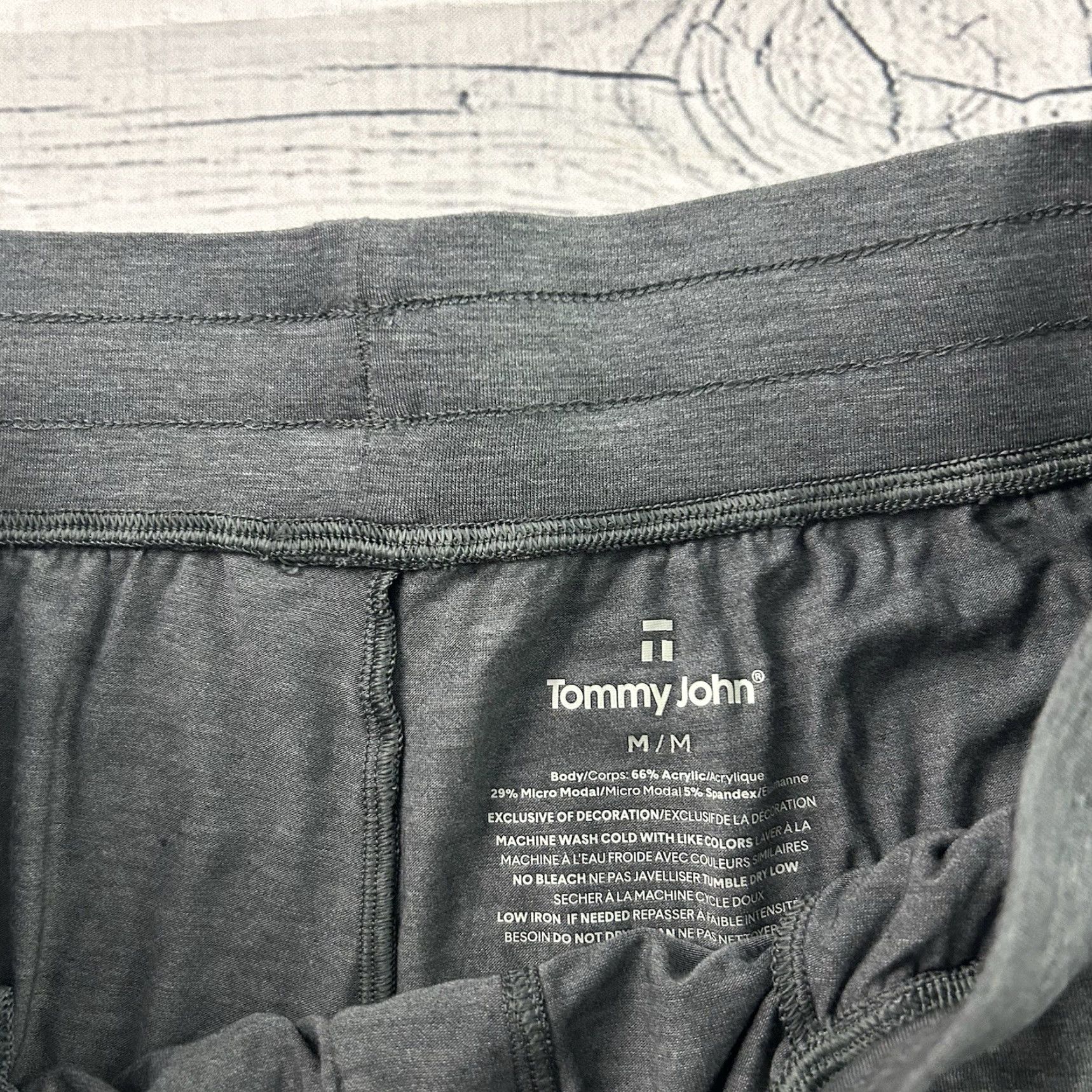 Vintage Tommy John Jogger Pants Men Medium Gray Lounge Pants Size US 31 - 4 Thumbnail