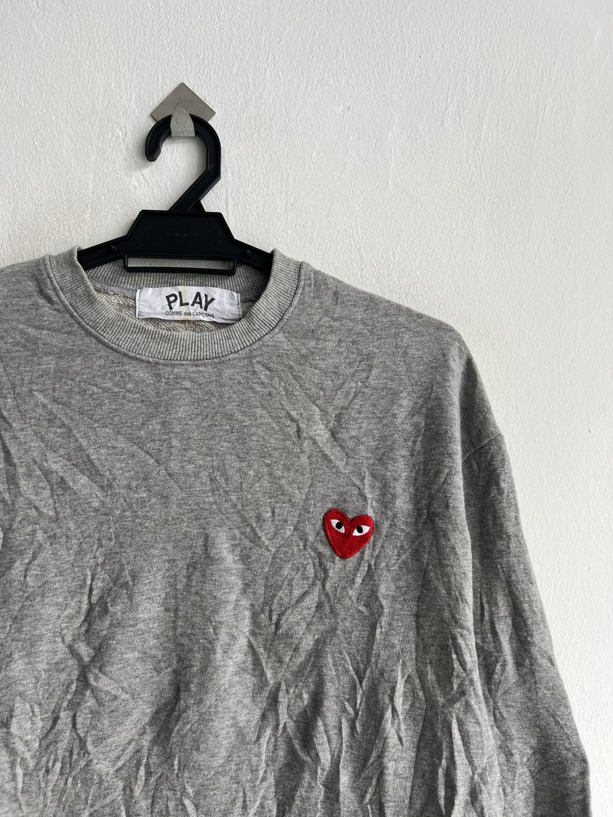 Comme des Garcons PLAY FW13 Comme des Garcons Play Heart Logo Crewneck Sweatshirt Size US M / EU 48-50 / 2 - 3 Thumbnail