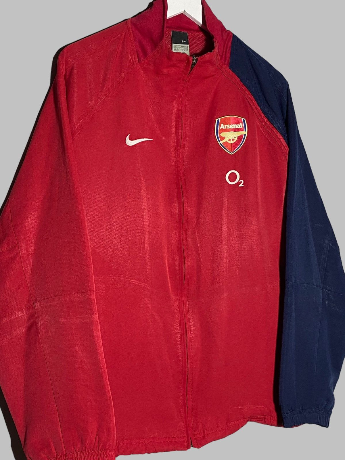 Nike Vintage Nike Arsenal London O2 Drill Zip Track Top Size US L / EU 52-54 / 3 - 3 Thumbnail