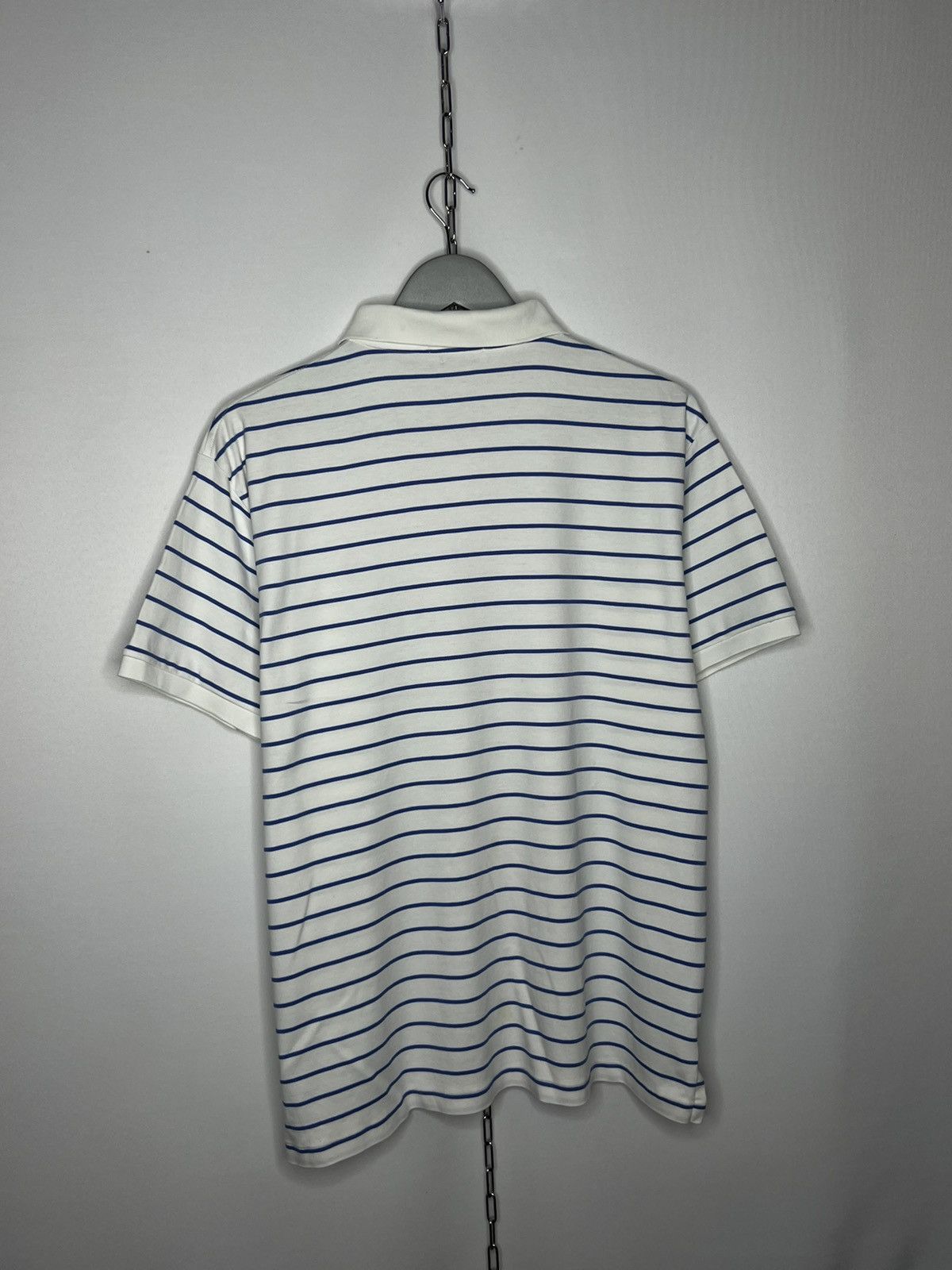 Vintage Vintage Polo Ralph Lauren Luxury Striped Polo Shirt Tee Size US XL / EU 56 / 4 - 3 Thumbnail