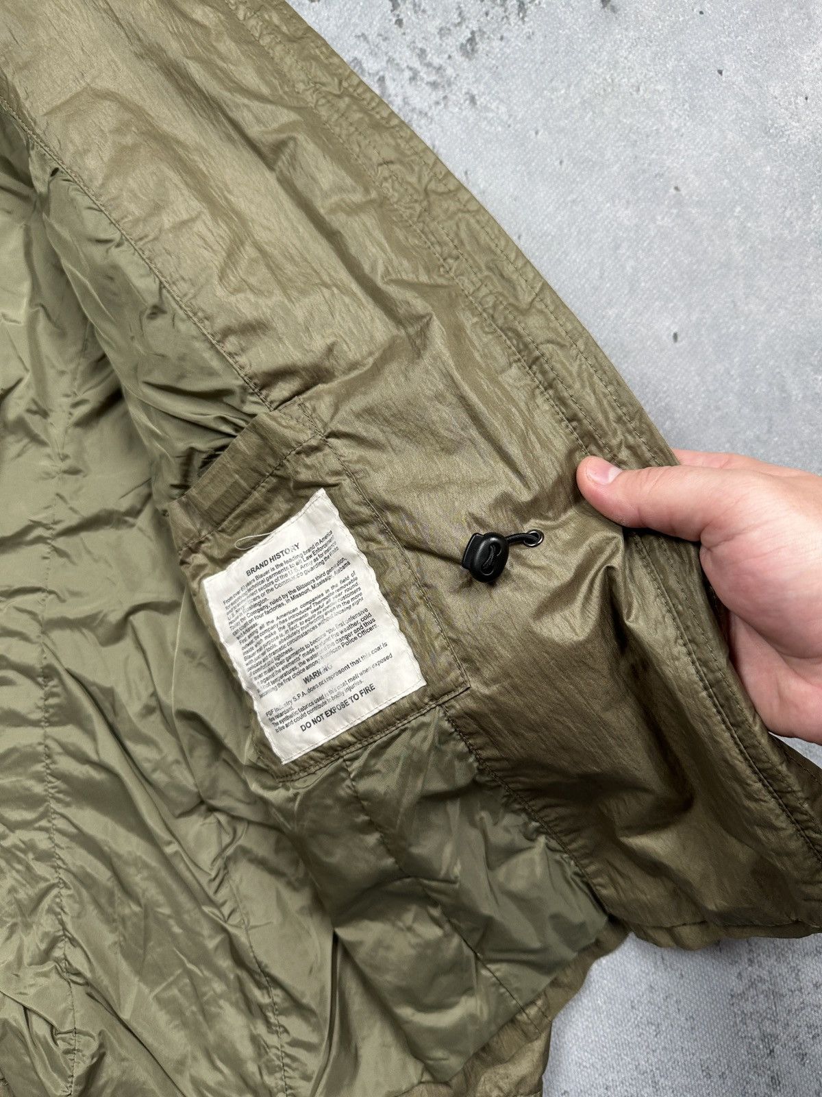 Alpha Industries Blauer USA Military-Style Hooded Belted Nylon Jacket 90s y2k Size XL / US 12-14 / IT 48-50 - 19 Thumbnail