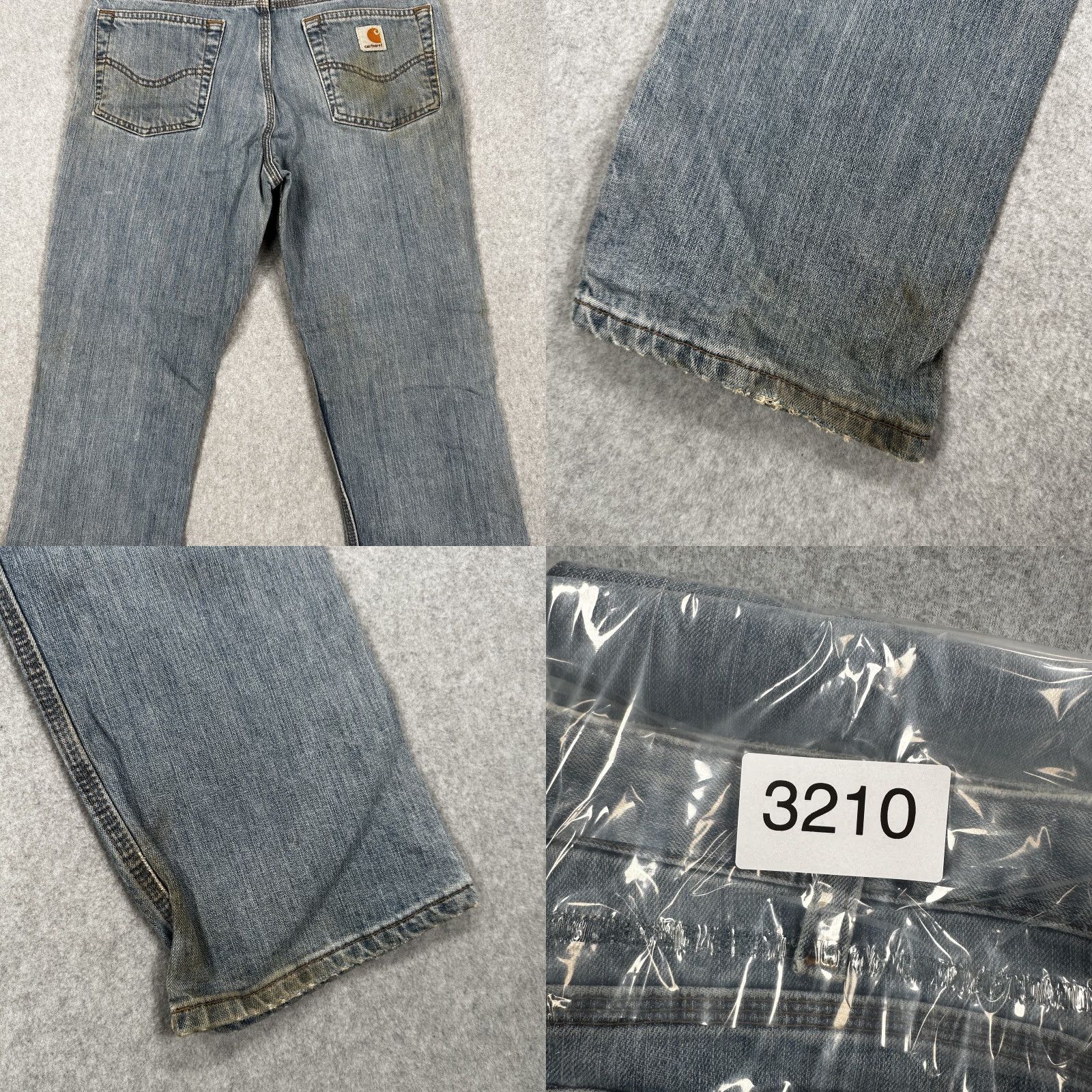 Carhartt Carhartt Jeans Womens 8x30 Blue Denim Traditional Straight Workwear Distressed Size 30" / US 8 / IT 44 - 9 Thumbnail