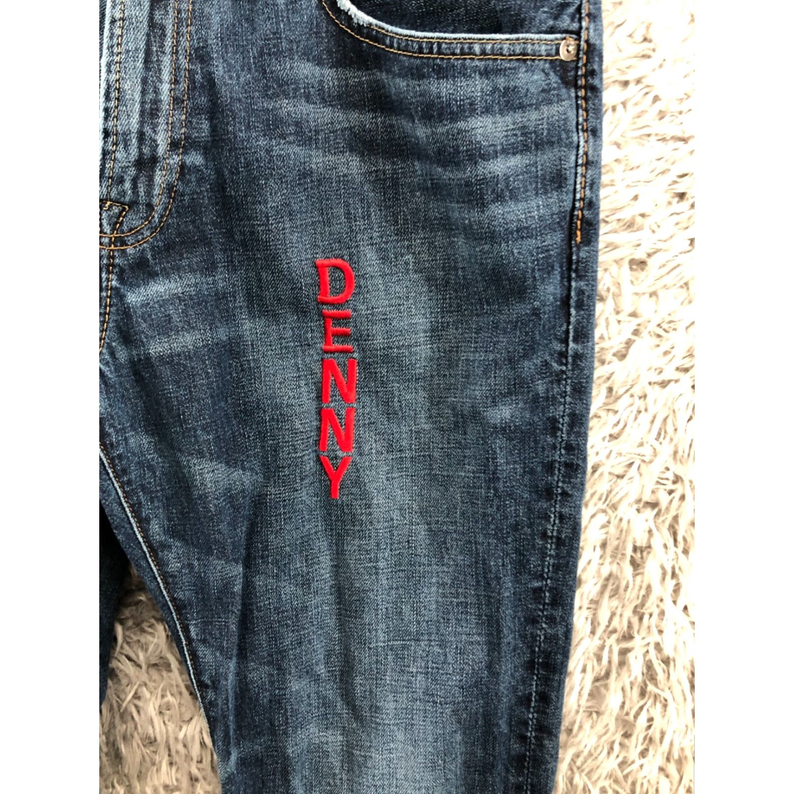 Gap Gap 1969 Jeans Size 31x30 Mens Mid Rise Medium Blue Straight 5-Pocket Denim Cotton Blend Regular Size US 31 - 5 Thumbnail