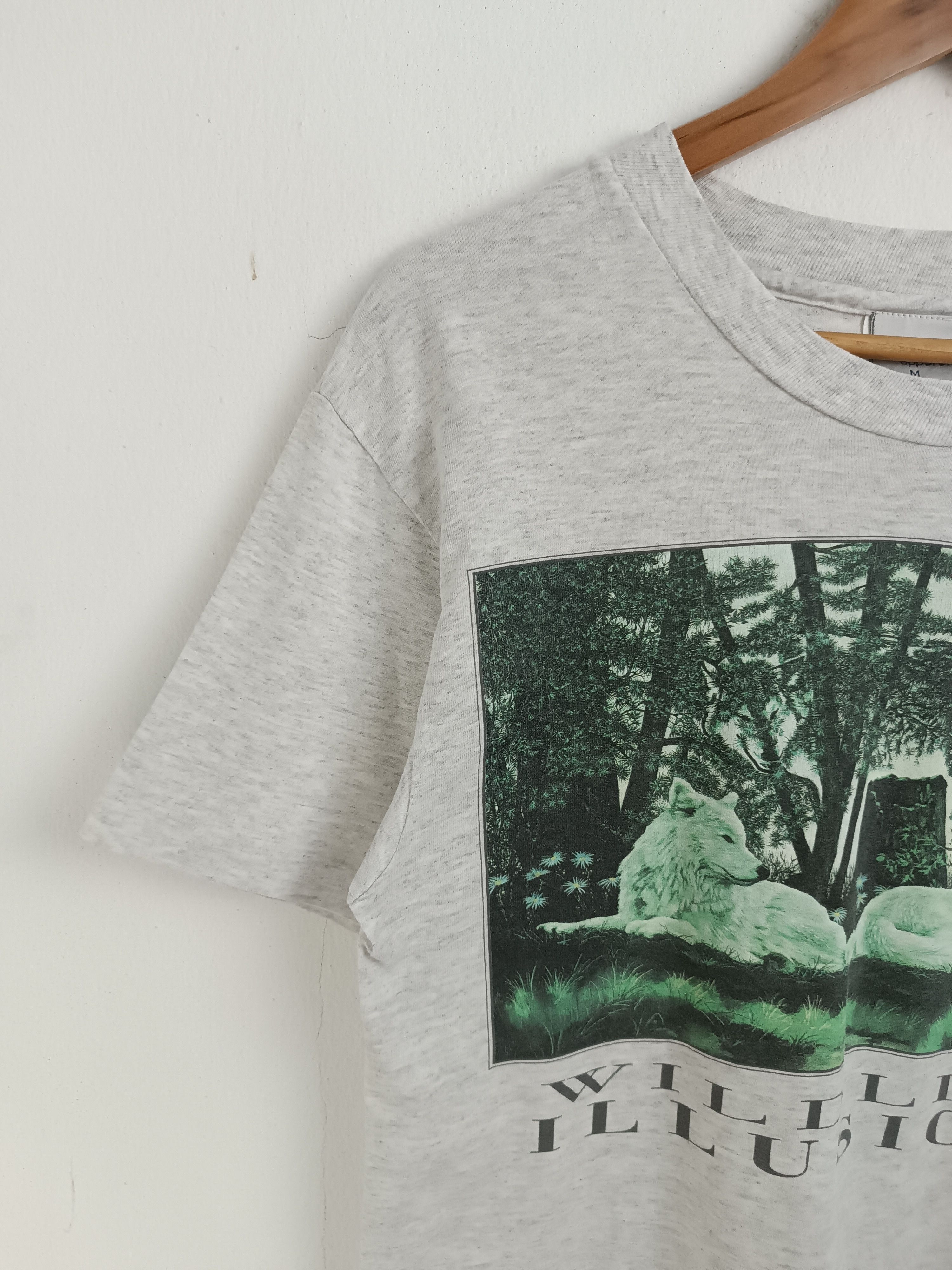 Other VINTAGE '94 RUSTY RUST WILDLIFE ILLUSIONS WOLF ART NATURE Ts Size US M / EU 48-50 / 2 - 5 Thumbnail