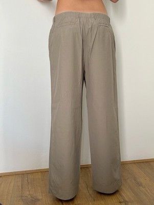 Armani GIORGIO ARMANI Collection Designer Women's beige pants Size 36" / US 14 / IT 50 - 1 Thumbnail