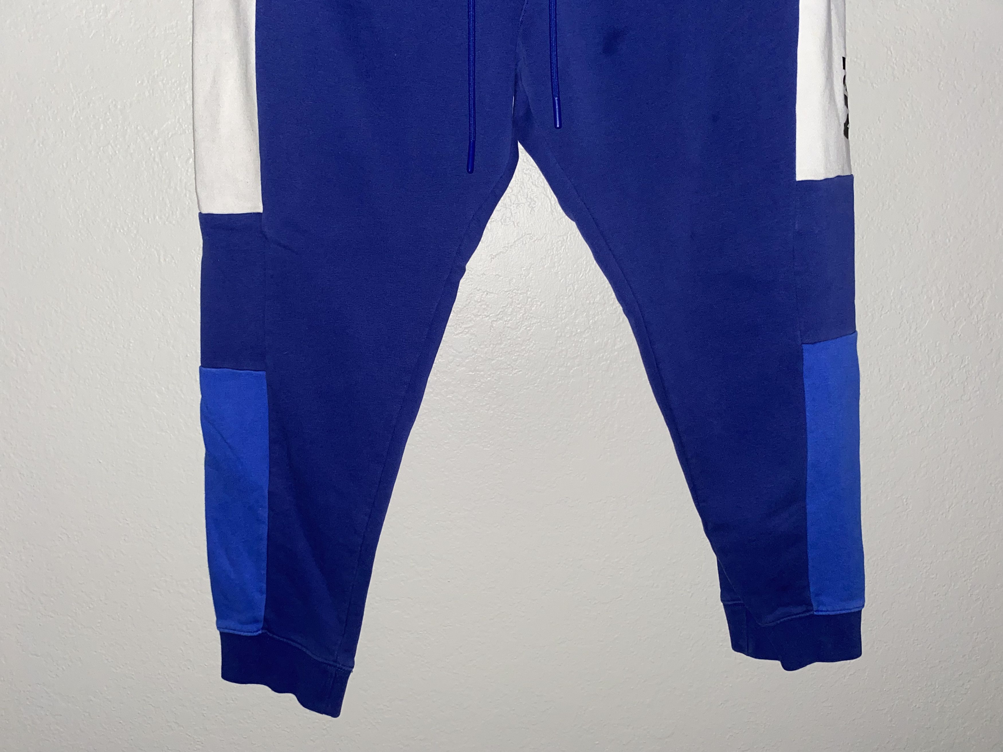 Nike Nike Air Sweatpants Sweat pants Blue white sz LARGE sports S Size US 34 / EU 50 - 4 Thumbnail