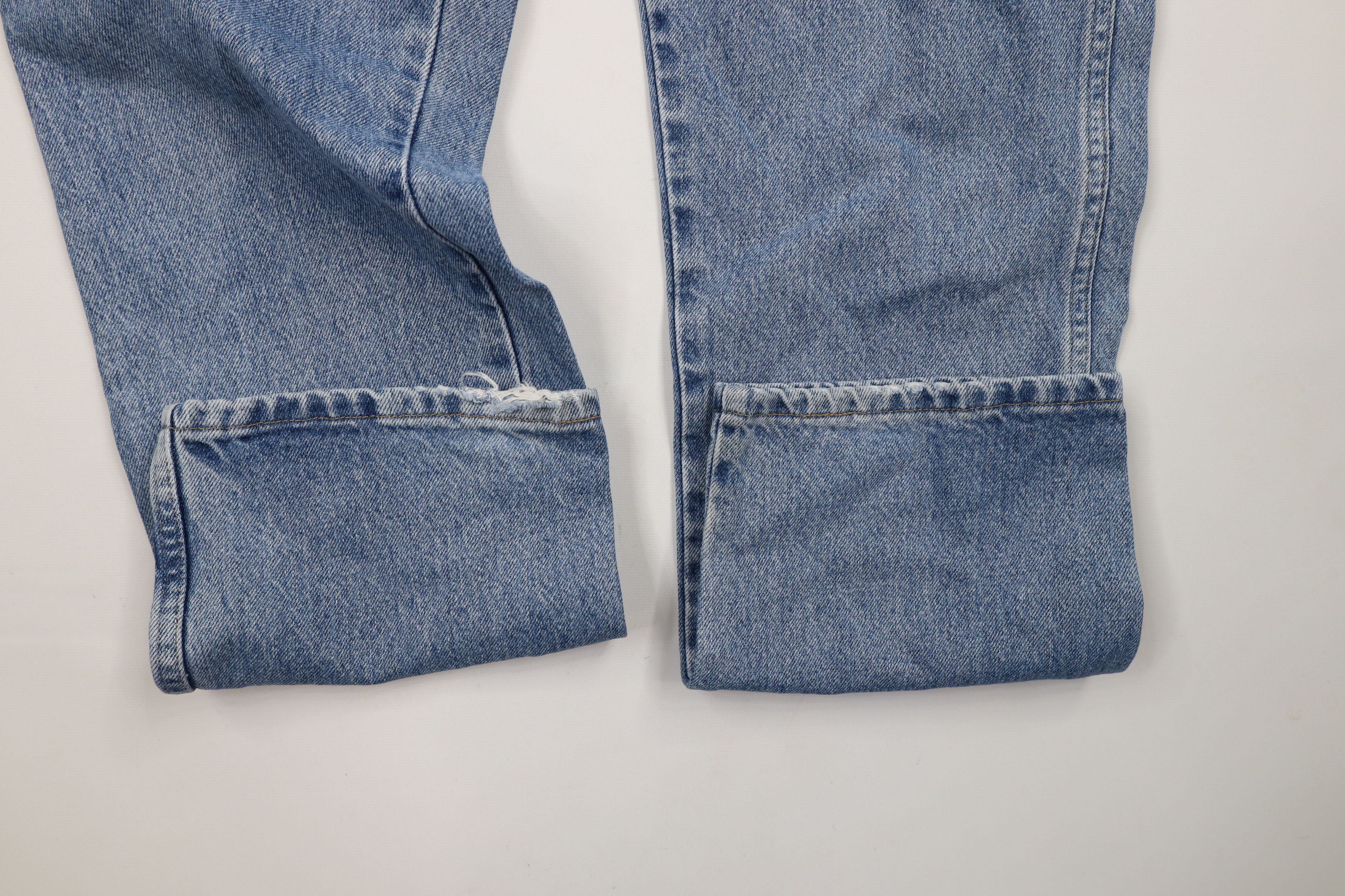 Cabelas × Vintage Vintage 90s Cabelas Spell Out Straight Leg Denim Jeans Size US 34 / EU 50 - 5 Thumbnail