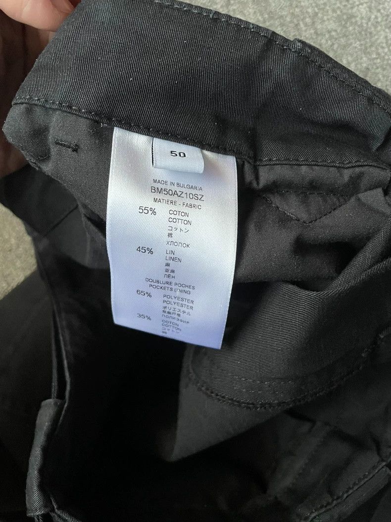 Givenchy Givenchy New size 50, made of cotton and linen blend, blac Size US 34 / EU 50 - 4 Thumbnail