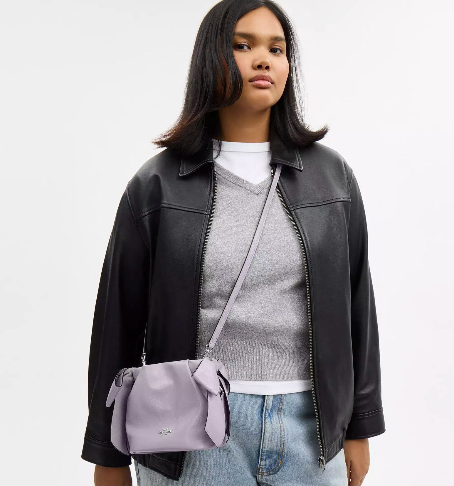 Coach Faye Mini Drawstring Bag With Bows CEL03 Size ONE SIZE - 7 Thumbnail