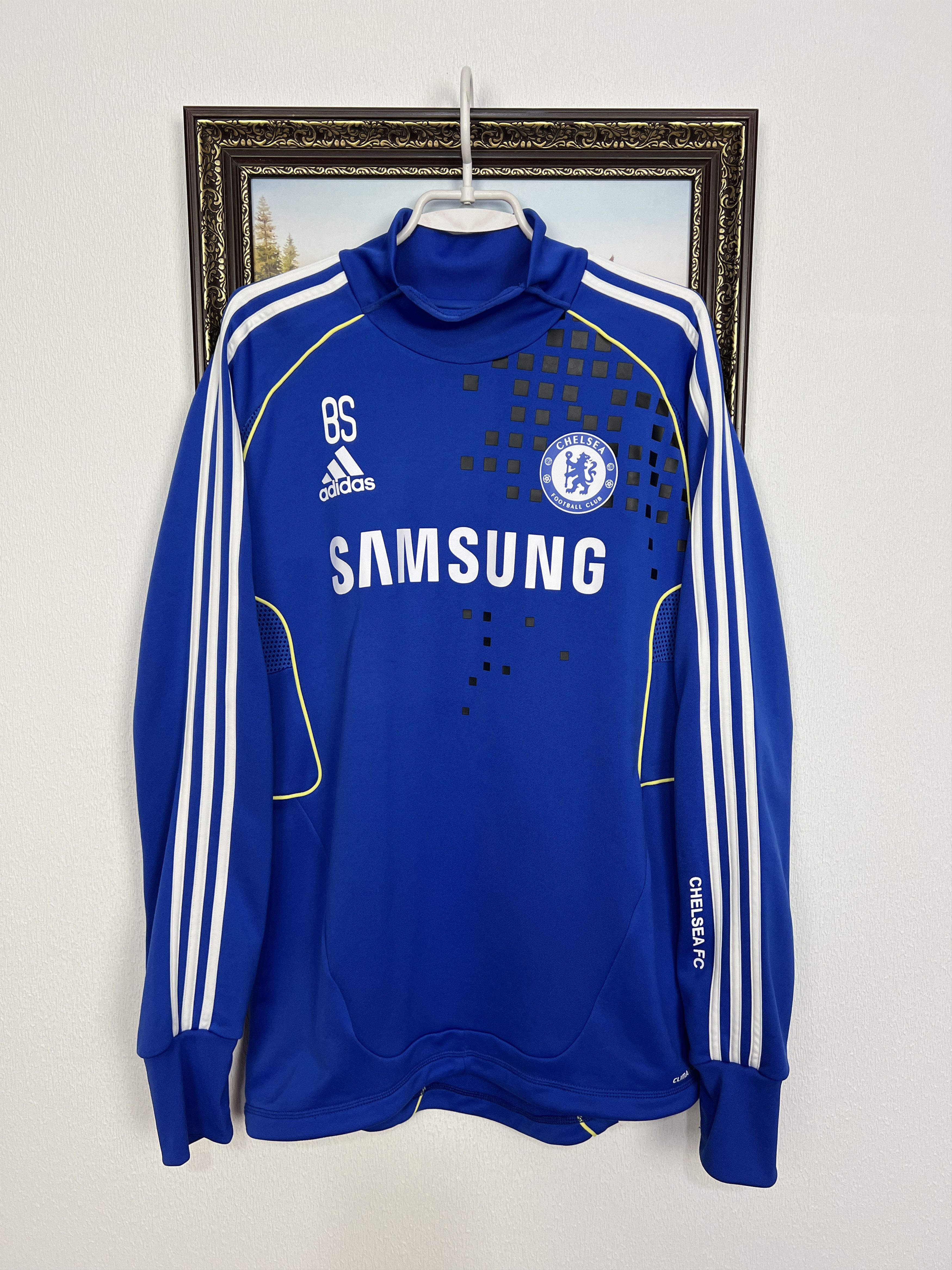 Adidas Chelsea Football Player Train Sweatshirt Track Top Jacket Size US L / EU 52-54 / 3 - 1 Thumbnail