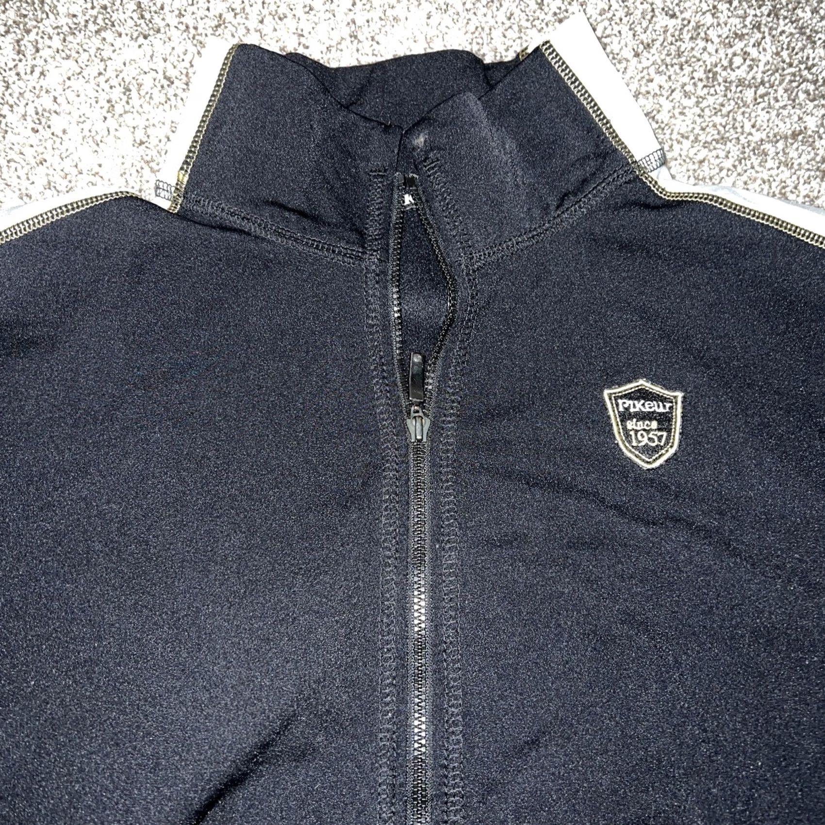 Vintage Pikeur Since 1957 Black Full Zip Jacket Womens Size M Size M / US 6-8 / IT 42-44 - 2 Thumbnail