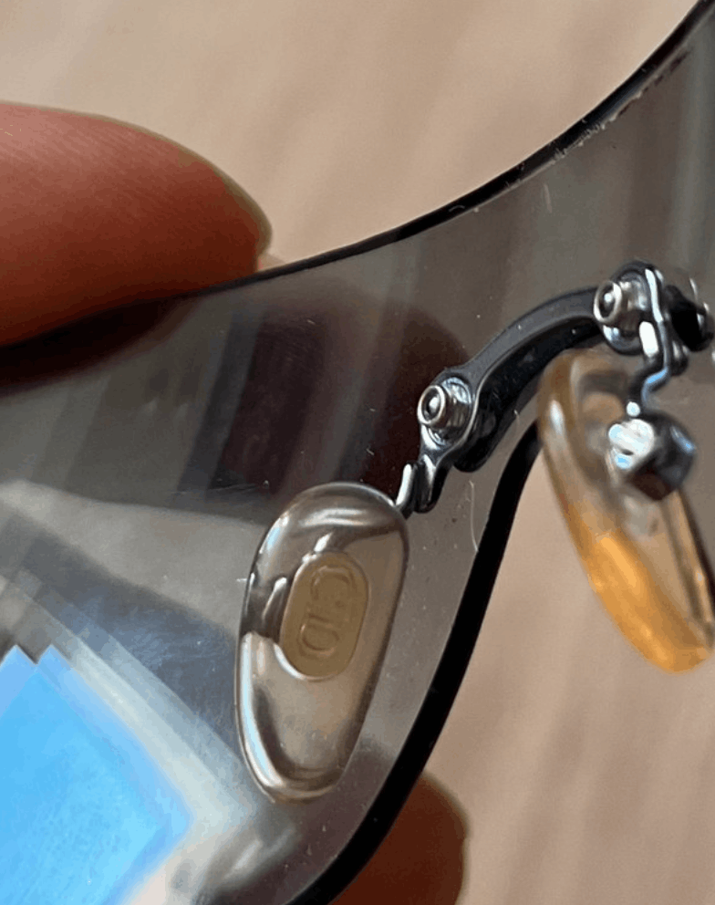 Dior Dior Sunglasses 🇺🇸 TAX FREE Ruthenium Mask Shield Bike Size ONE SIZE - 9 Thumbnail
