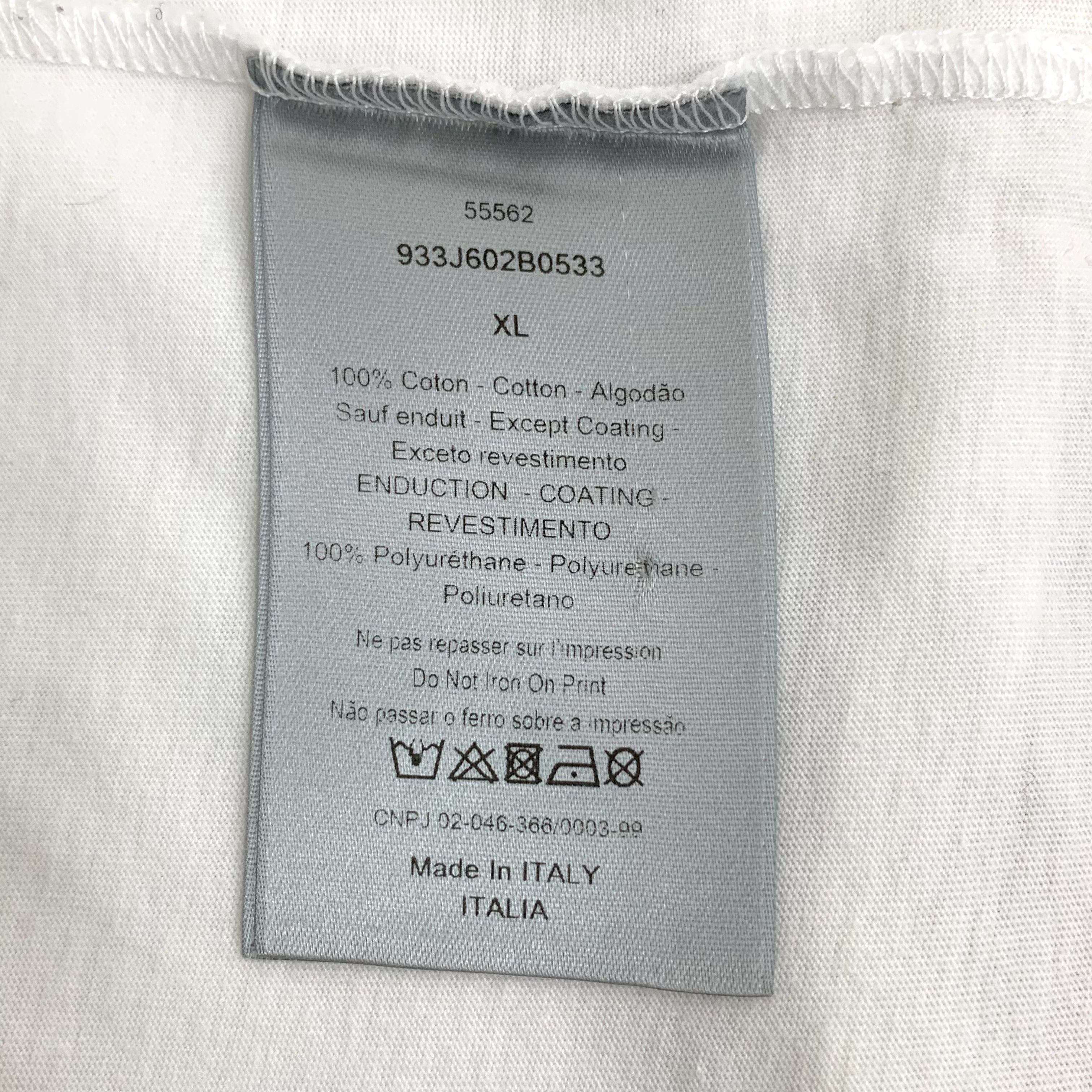Dior Dior Dinosaur Print Cotton Tee (XL) Size US XL / EU 56 / 4 - 5 Thumbnail