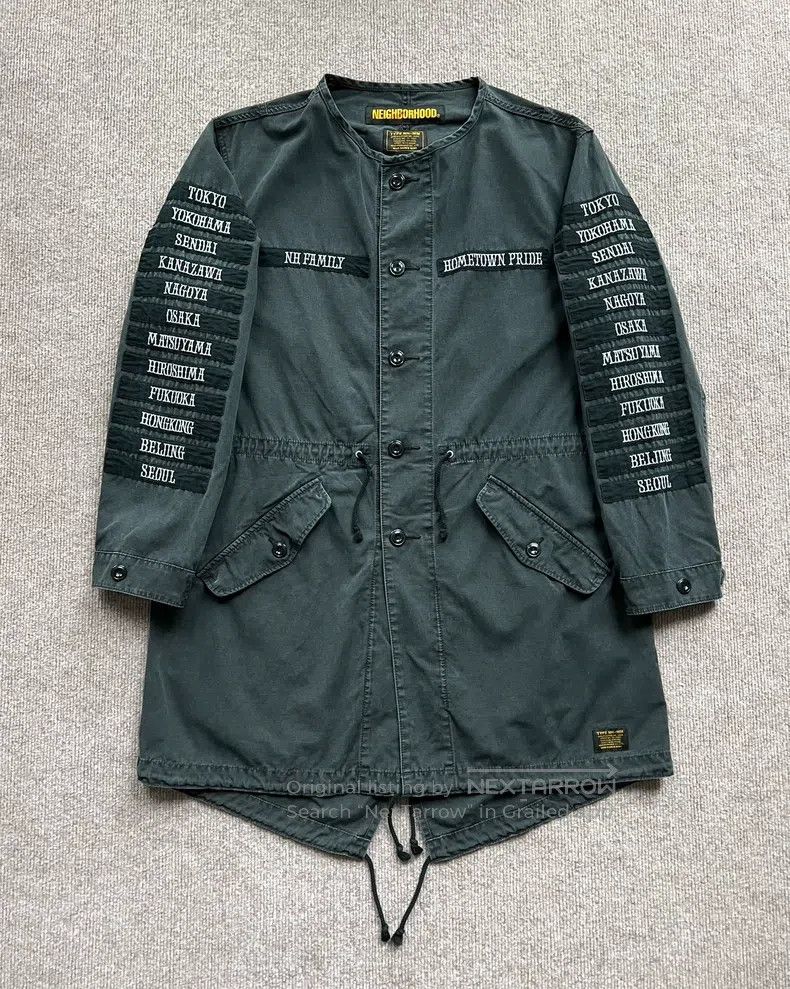 Other Neighborhood Patch Windbreaker M51 - Washed, Wax-Dyed, Sul Size US M / EU 48-50 / 2 - 1 Thumbnail