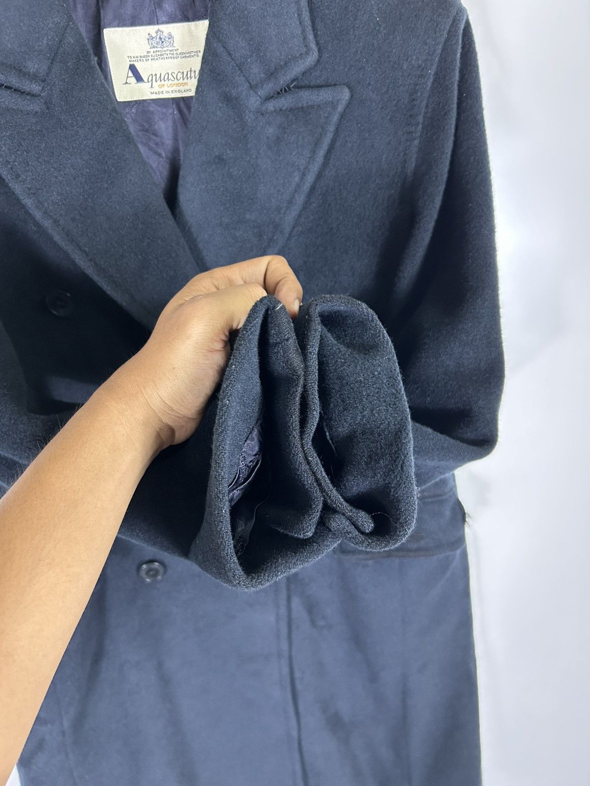 Aquascutum ⚡️Vintage Aquascutum London Wool Double Breast Coat Jacket Size US S / EU 44-46 / 1 - 7 Thumbnail