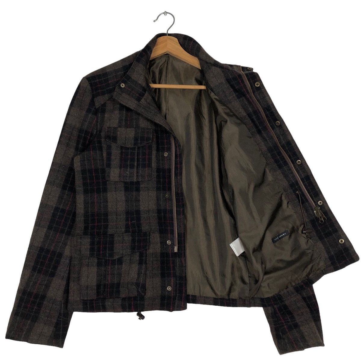 Other 🔥Biker Jacket Tartan Design Punk A.V.V Homme Japan Made Size US M / EU 48-50 / 2 - 9 Thumbnail