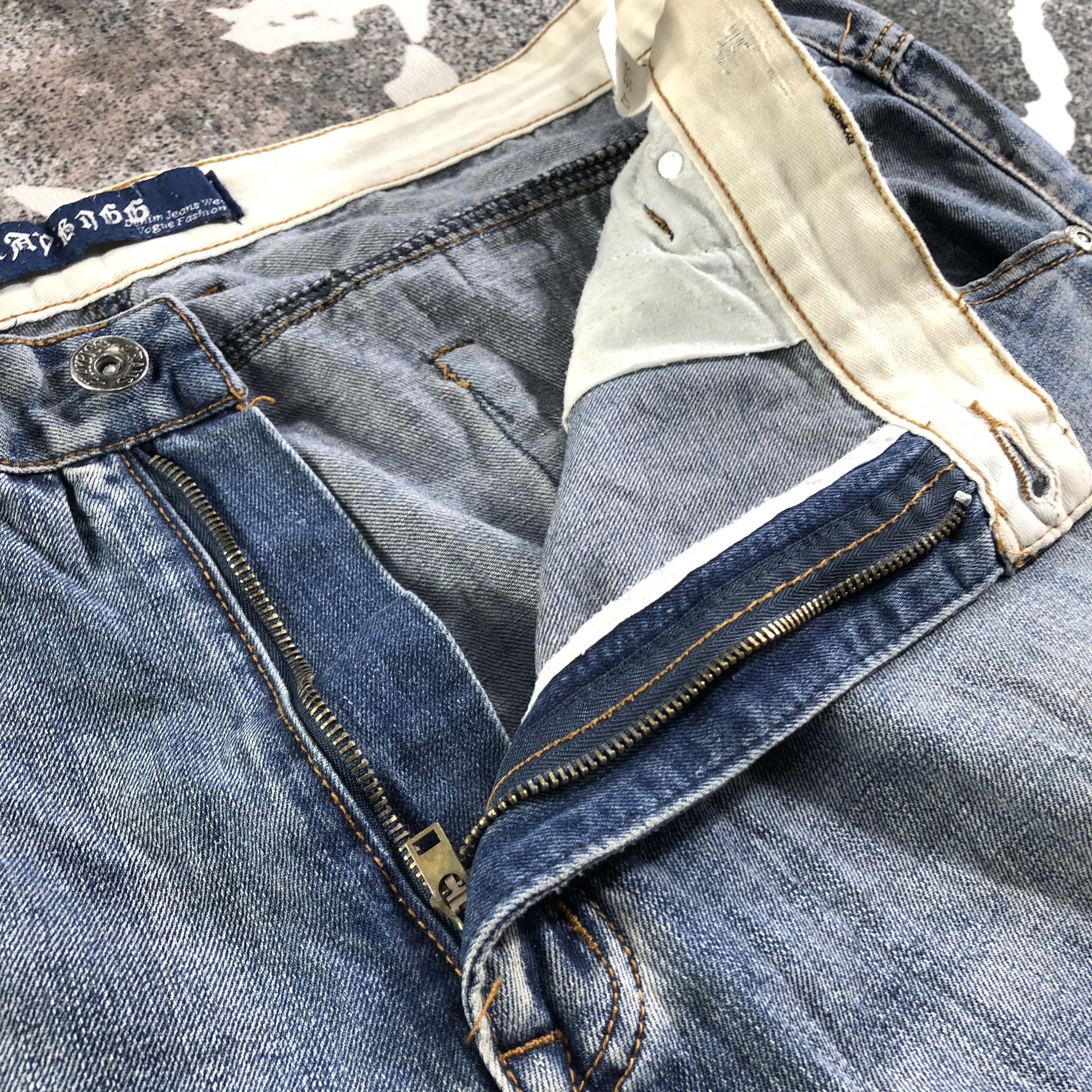 Japanese Brand Play Bigg Jeans Cargo Jeans Short Pants Denim KJ2195 Size US 42 / EU 58 - 8 Thumbnail
