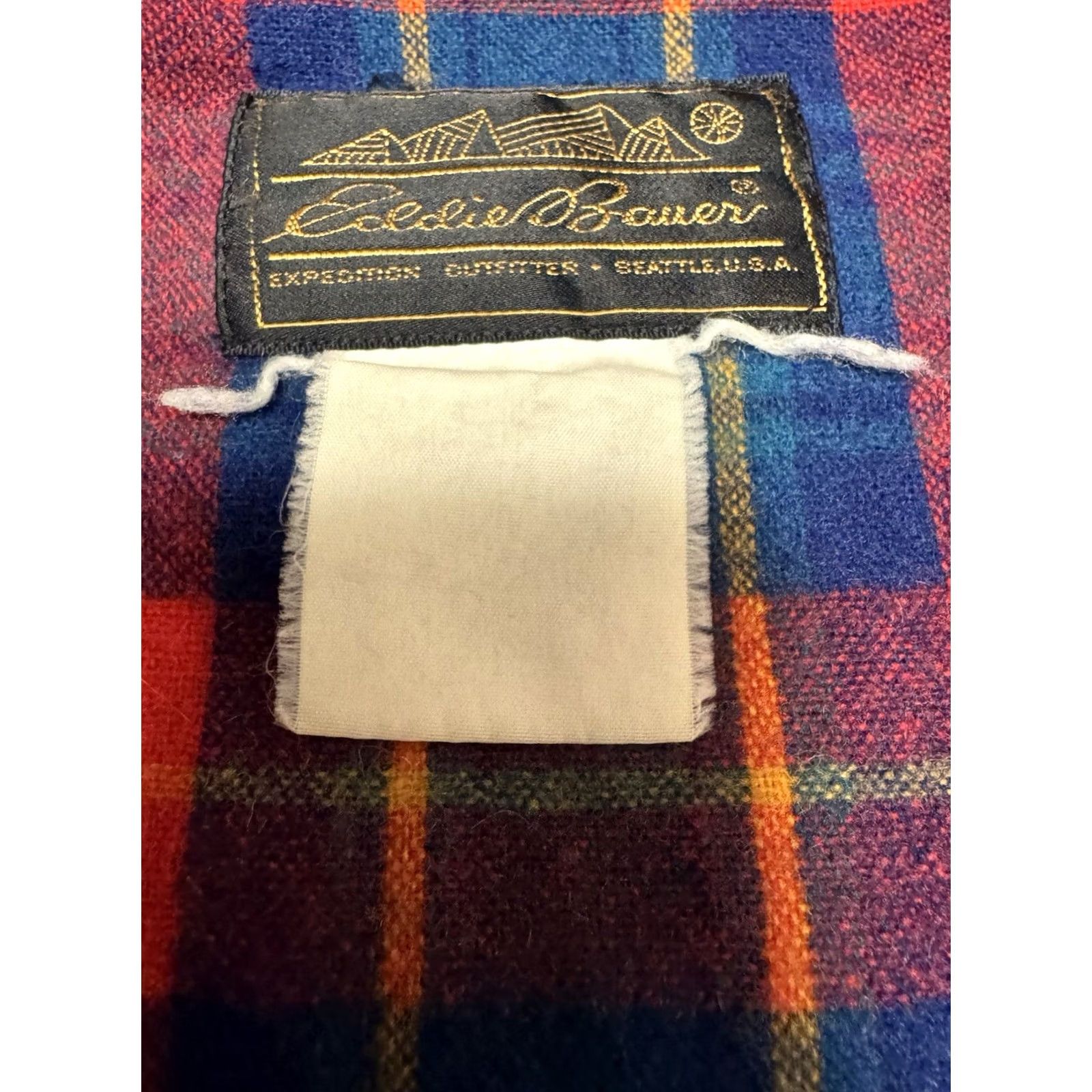 Eddie Bauer VINTAGE Eddie Bauer Blue Flannel Lined Parka Jacket Full Zip Hooded Women’s M Jacket Size M / US 6-8 / IT 42-44 - 5 Thumbnail