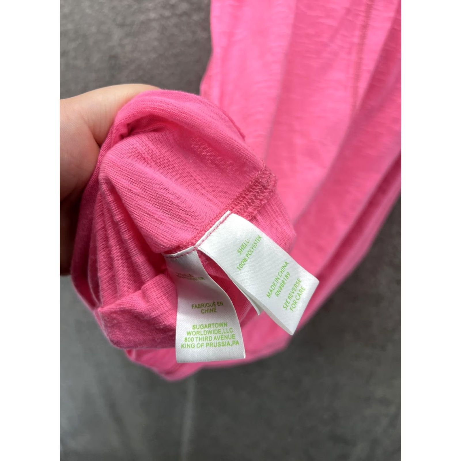 Lilly Pulitzer Lilly Pulitzer Luxletic Tank Top Womens Small Pink Racerback Athletic 24544 Size S / US 4 / IT 40 - 2 Thumbnail