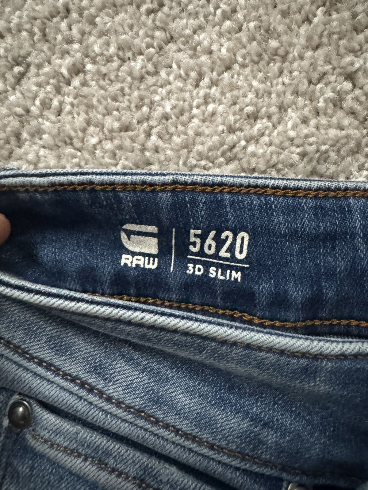 G-Star G-Star 5620 3D Slim Jeans Size US 34 / EU 50 - 2 Thumbnail