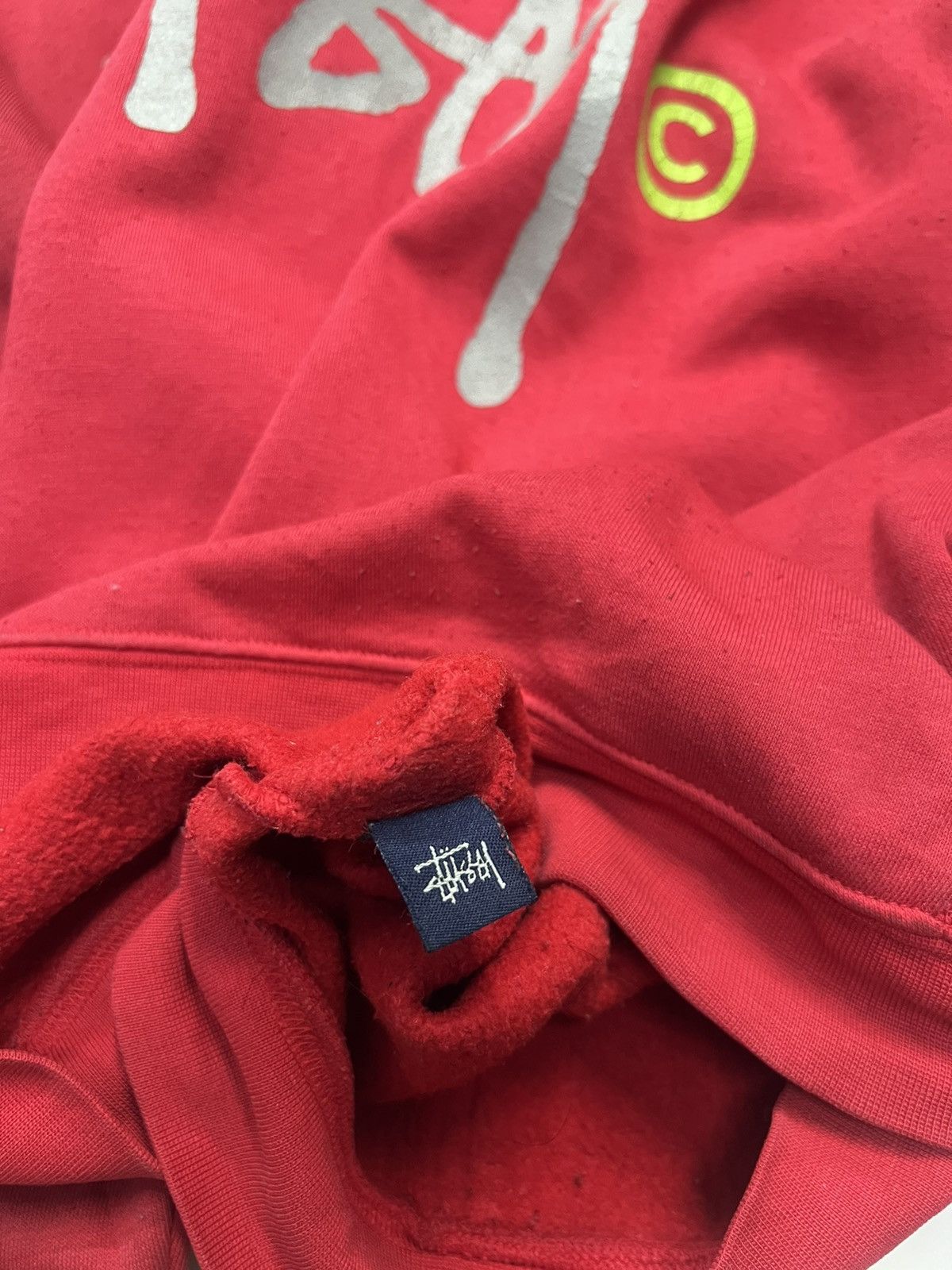 Other VINTAGE STUSSY HOODIE BIG LOGO Size US XL / EU 56 / 4 - 18 Thumbnail