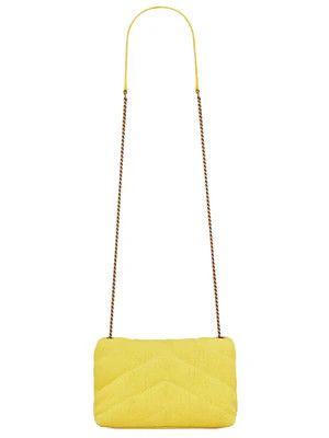 Saint Laurent Paris oc11z10325 Size: OS Puffer Toy Bag in Canvas Smooth Leather Size ONE SIZE - 4 Thumbnail