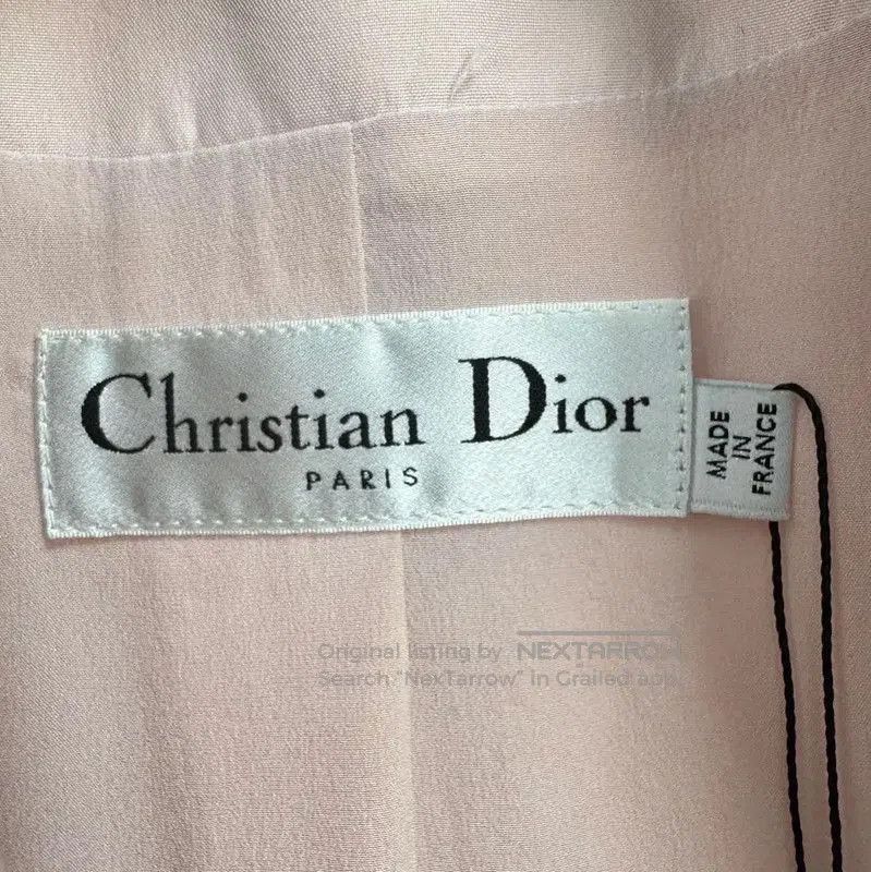 Dior Dior Pink Cotton Blend Long Coat for Women . Size XS / US 0-2 / IT 36-38 - 5 Thumbnail