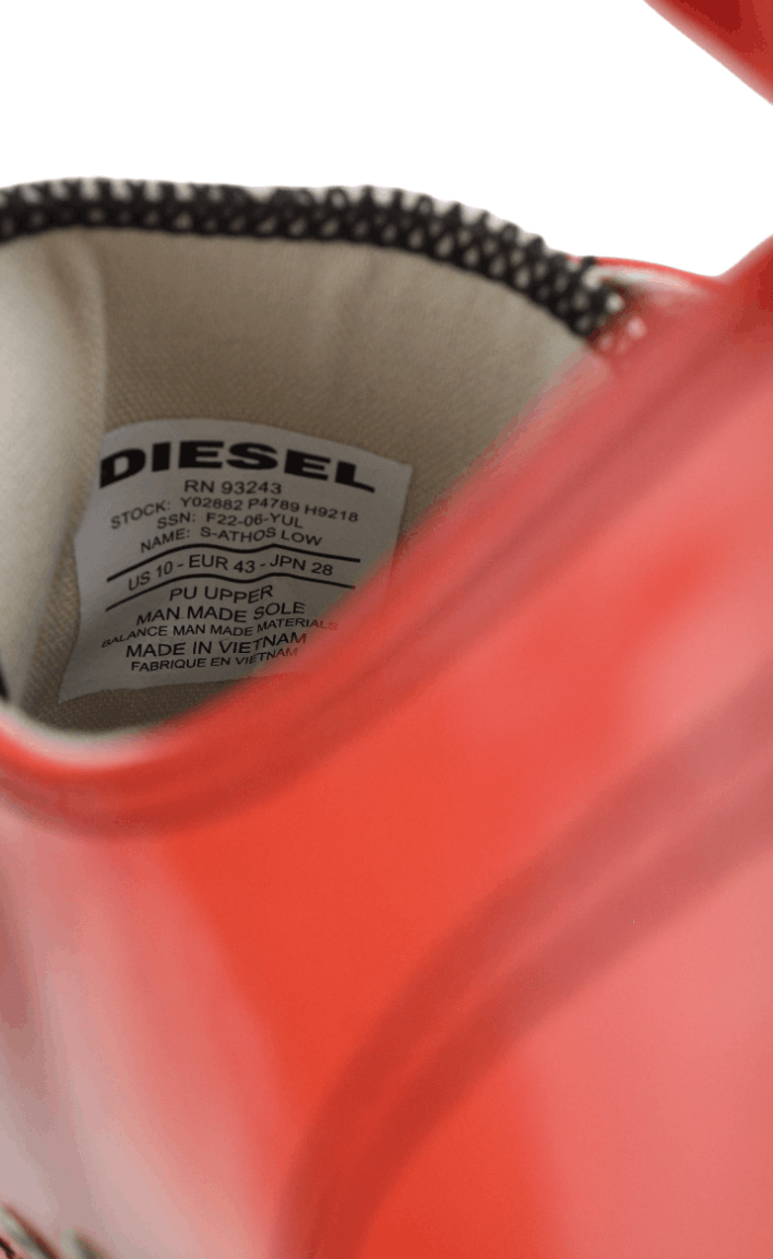 Diesel S-ATHOS LOW EU43 Red Coated 40572 Size US 10 / EU 43 - 11 Thumbnail