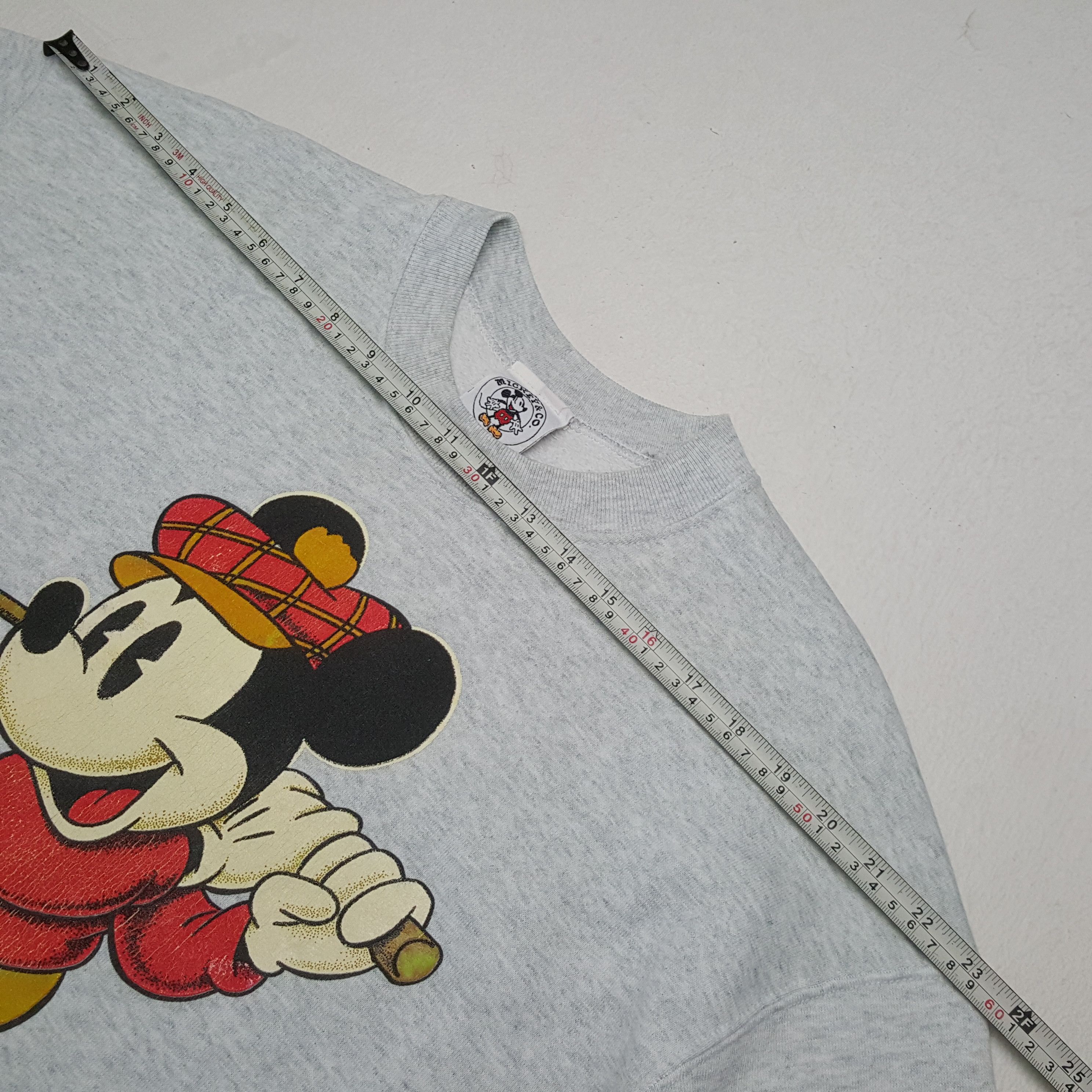 Disney × Mickey Mouse × Vintage MICKEY MOUSE DISNEY Cartoon Character Vintage Sweatshirt Size US M / EU 48-50 / 2 - 4 Thumbnail