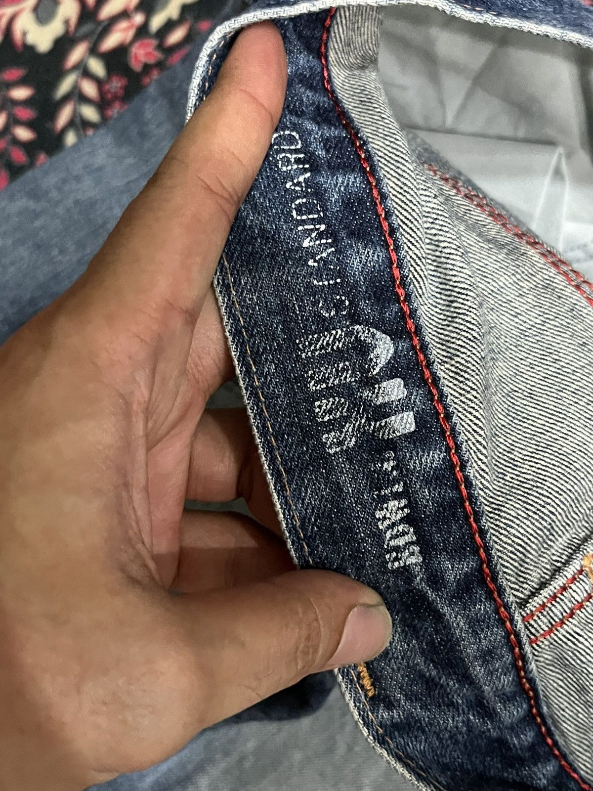 Edwin Edwin Exclusive Vintage Blue Faded Washed Distressed Jeans Size US 29 - 16 Thumbnail
