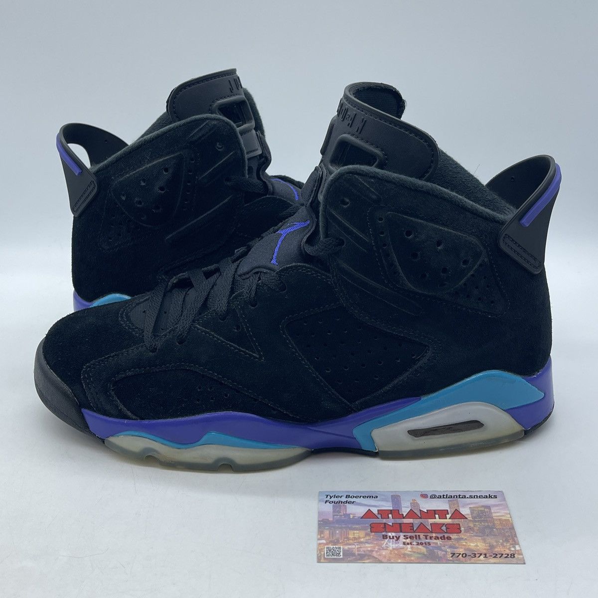 Jordan Brand Air Jordan 6 aqua Size US 8.5 / EU 41-42 - 1 Thumbnail