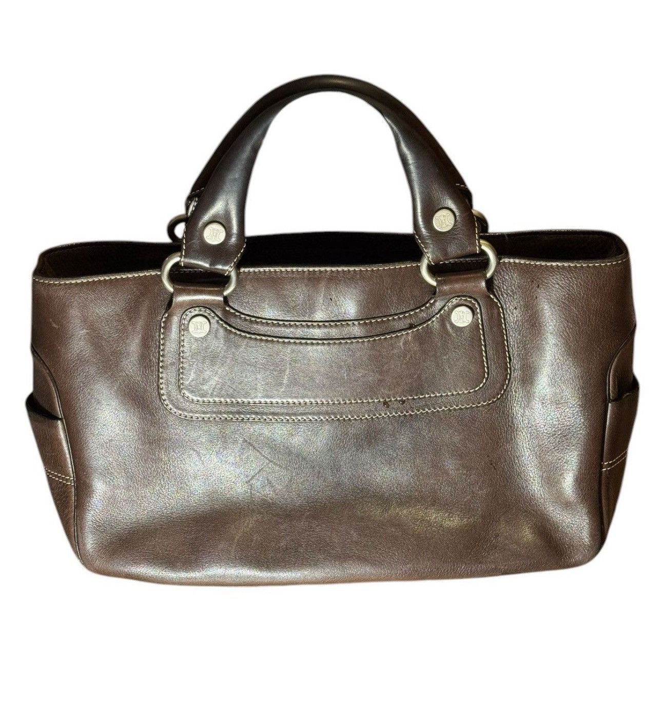 Celine Celine Boogie Bag Brown Calfskin Leather mint condition Size ONE SIZE - 2 Thumbnail