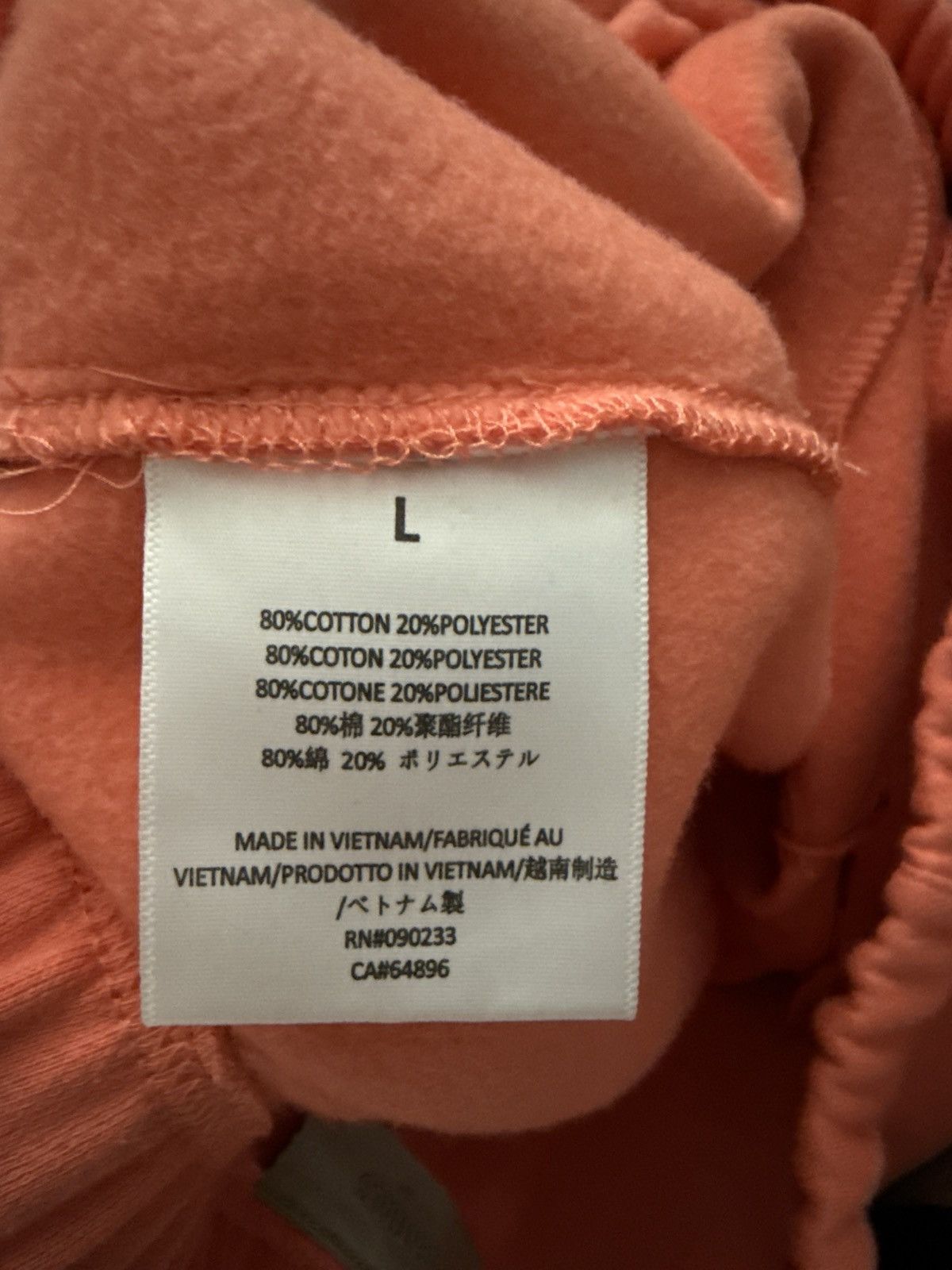 Essentials Essentials Fear Of God Sweatpants Coral Size US 36 / EU 52 - 6 Thumbnail