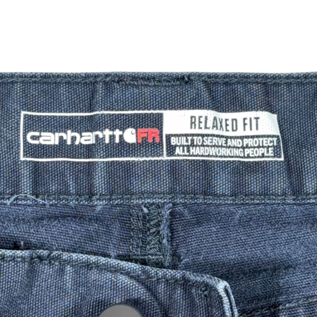 Carhartt Carhartt Pants Mens 34x31 Blue Relaxed Fit FR Utility Workwear Cargo Size US 34 / EU 50 - 5 Thumbnail