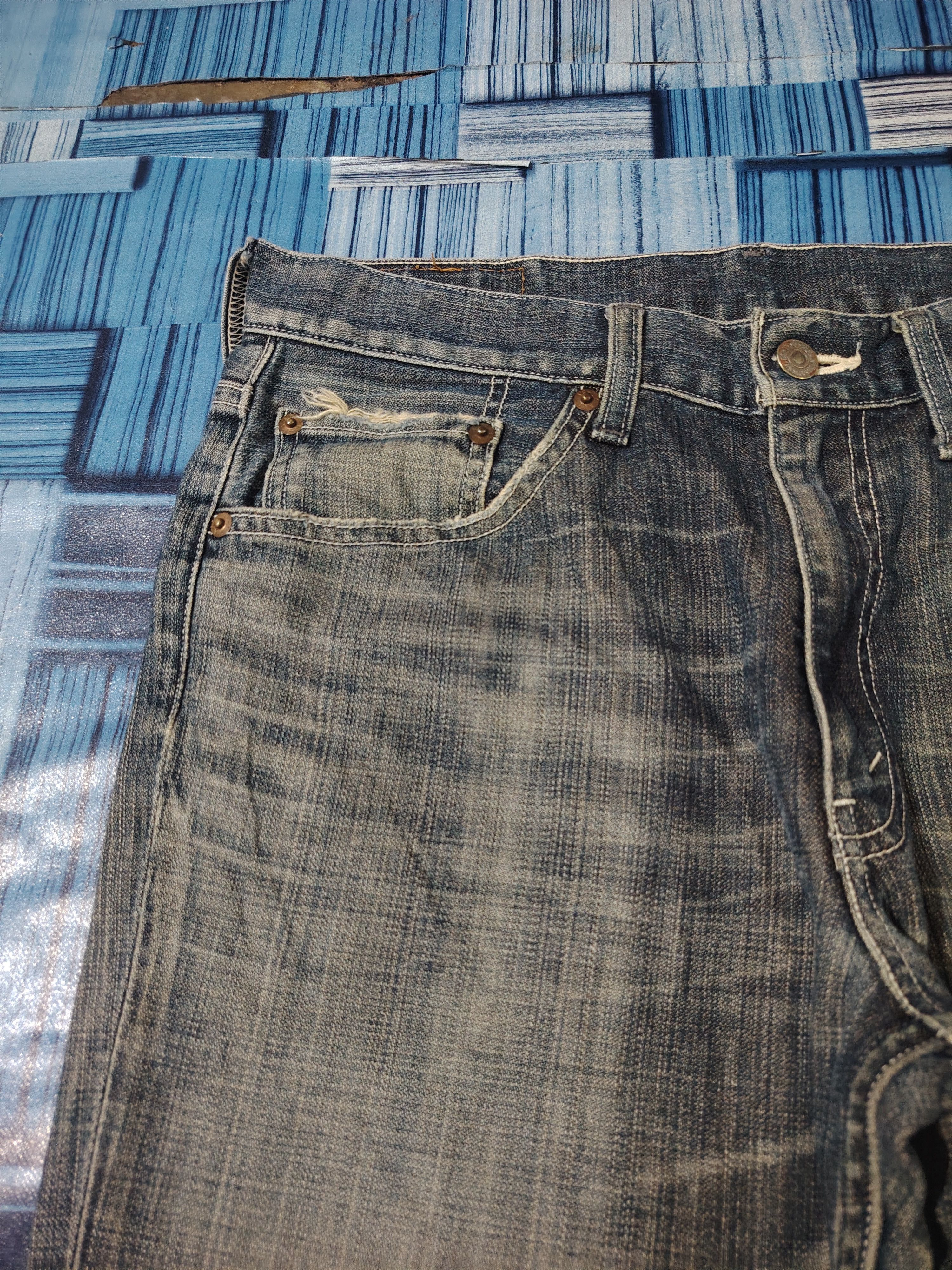 Vintage Distressed Levi's Flared Japan Jeans Size US 31 - 5 Thumbnail