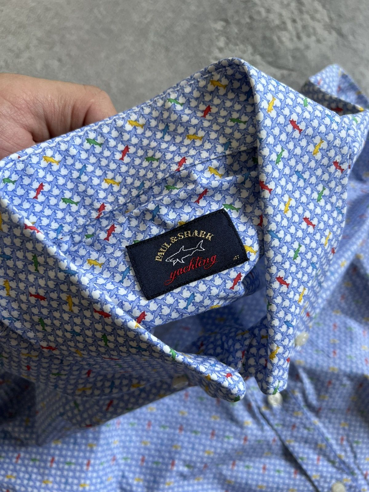 Paul & Shark Men’s Paul & Shark Yachting Long Sleeve Button Shirt Sz 41 Size US L / EU 52-54 / 3 - 6 Thumbnail
