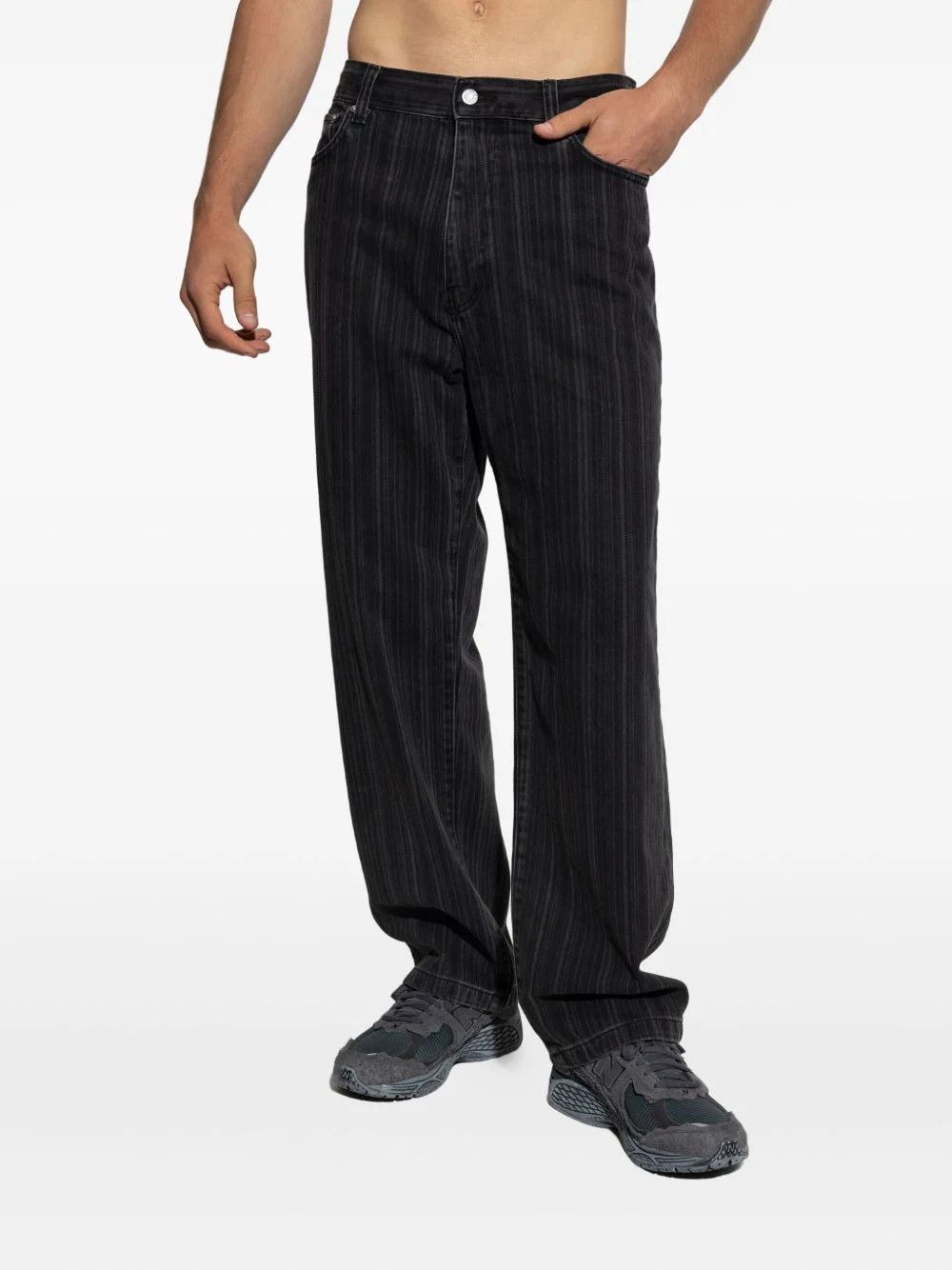 Carhartt Wip Carhartt WIP Rylan Stripe Pants Black (Stone Washed) Size 32 Size US 32 / EU 48 - 1 Thumbnail