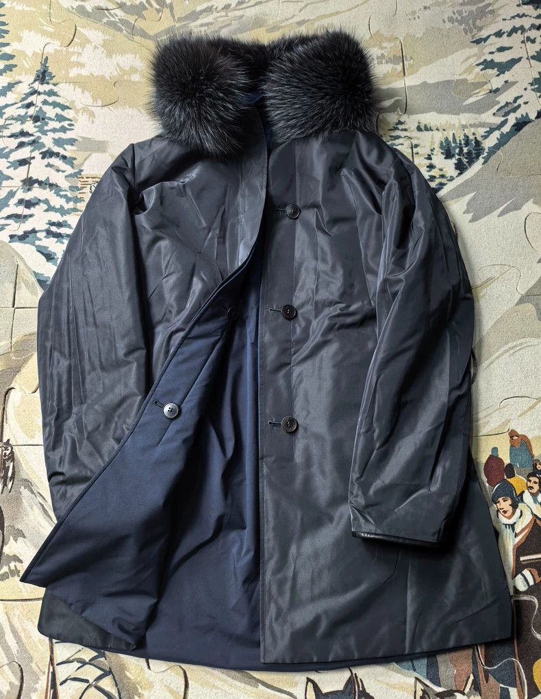 Loro Piana Loro Piana Double-Sided Silk Fur Coat Size US L / EU 52-54 / 3 - 1 Thumbnail