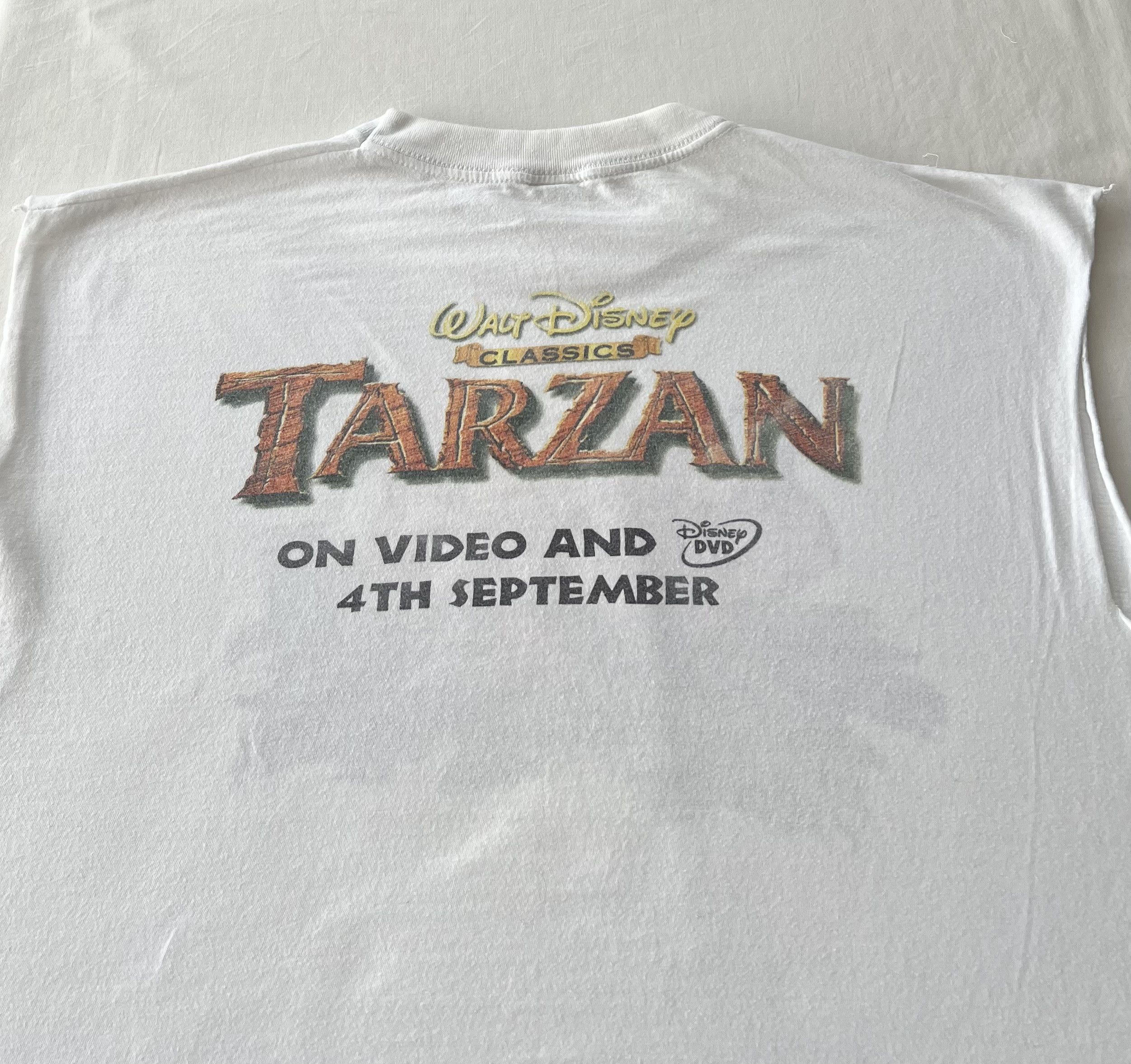 Disney Vintage 90s Tarzan Disney Movie Cartoon Promo Sleeveless Size US L / EU 52-54 / 3 - 15 Thumbnail