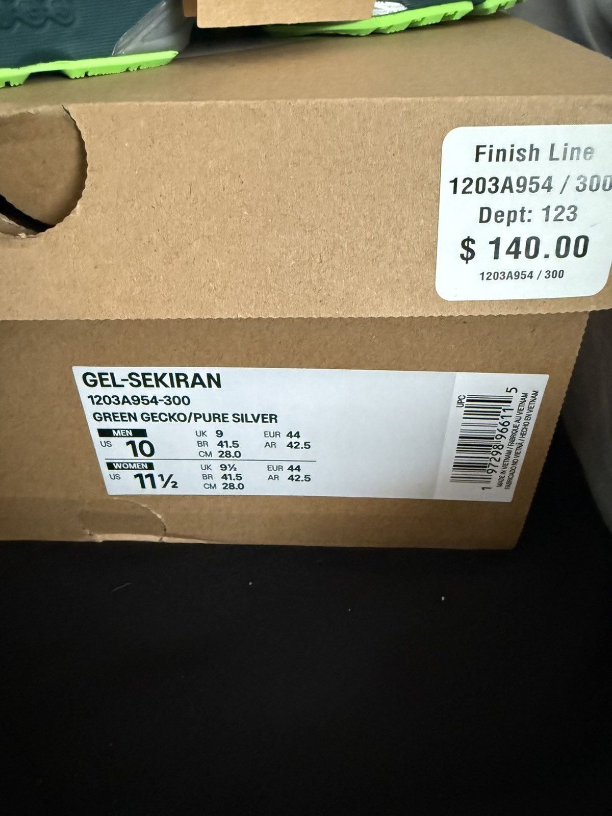 Asics Men's ASICS GEL-SEKIRAN Size US 10 / EU 43 - 6 Thumbnail