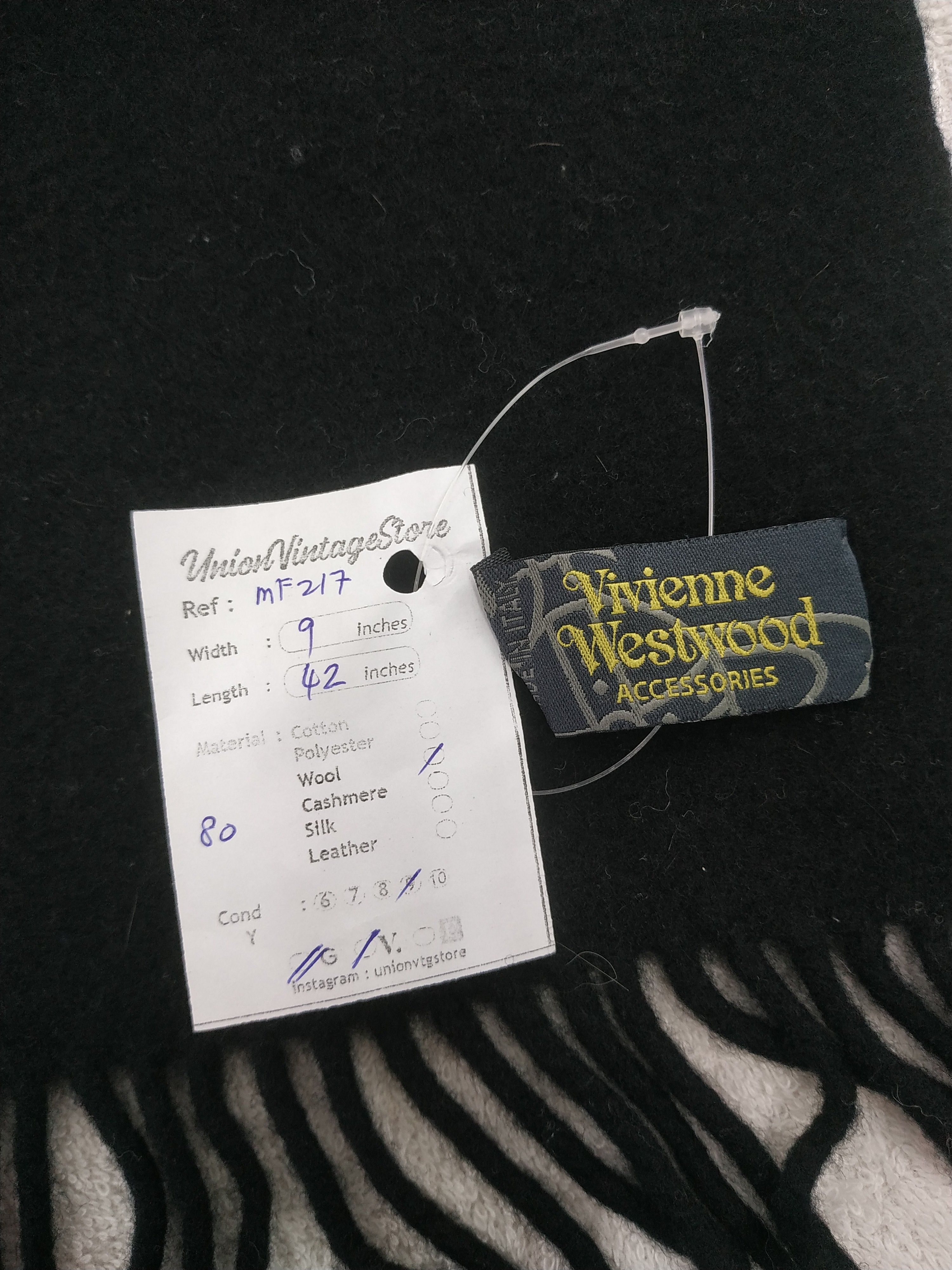 Vivienne Westwood Vintage Vivienne Westwood Scarf/Muffler/Neckwear MF217 Size ONE SIZE - 6 Thumbnail