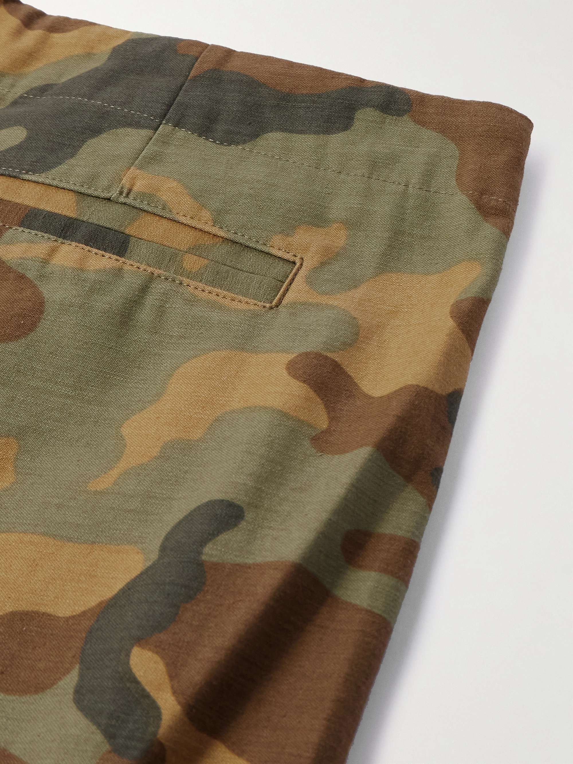 Greg Lauren $935 Greg Lauren Wide-Leg Camo Cargo Pants Size US 34 / EU 50 - 5 Thumbnail