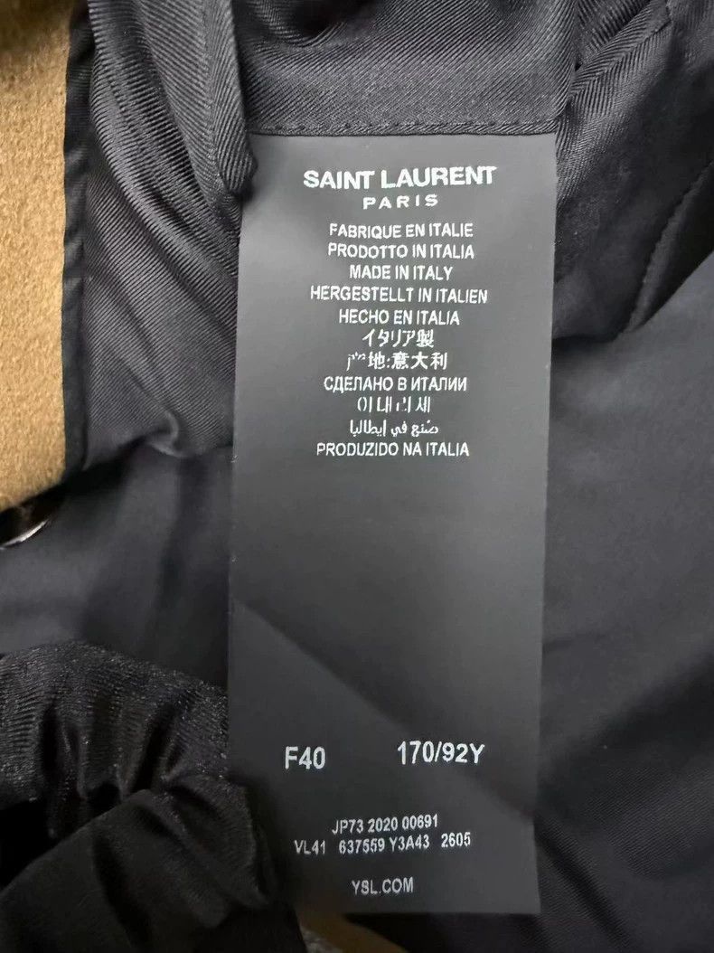 Saint Laurent Paris Saint Laurent Paris Khaki double breasted jacket-2506 Size US M / EU 48-50 / 2 - 4 Thumbnail